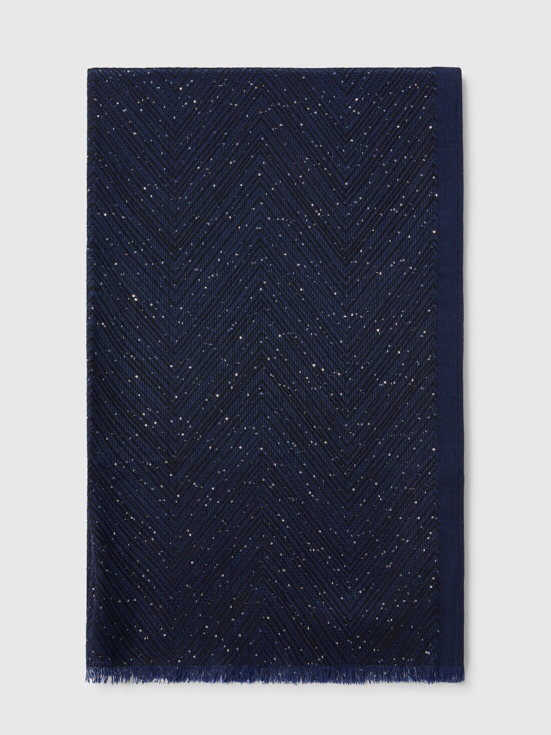 Viscose blend stole with sequins, Multicoloured  - 8053147231112 - 0