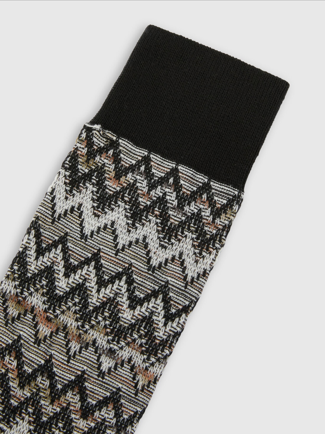 Calzini medi misto cotone zig zag e linee, Multicolore  - LS25SS0CBV00HKSM67R - 2