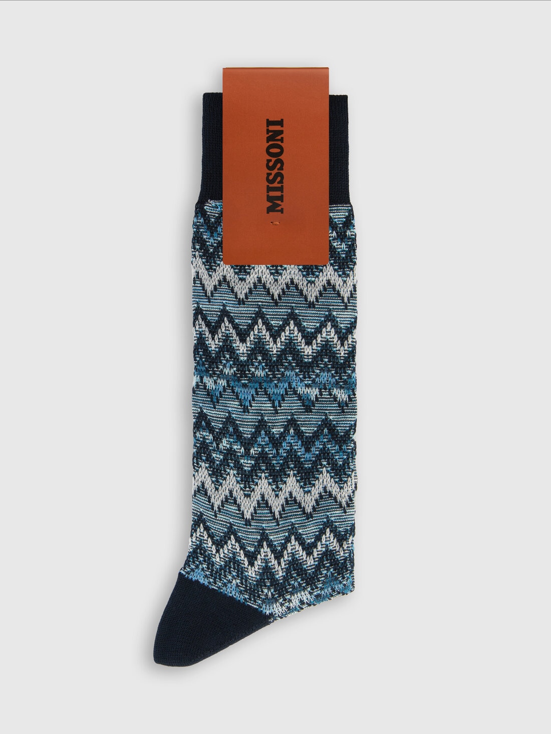 Calzini medi misto cotone zig zag e linee, Multicolore  - LS25SS0CBV00HKSM67W - 1