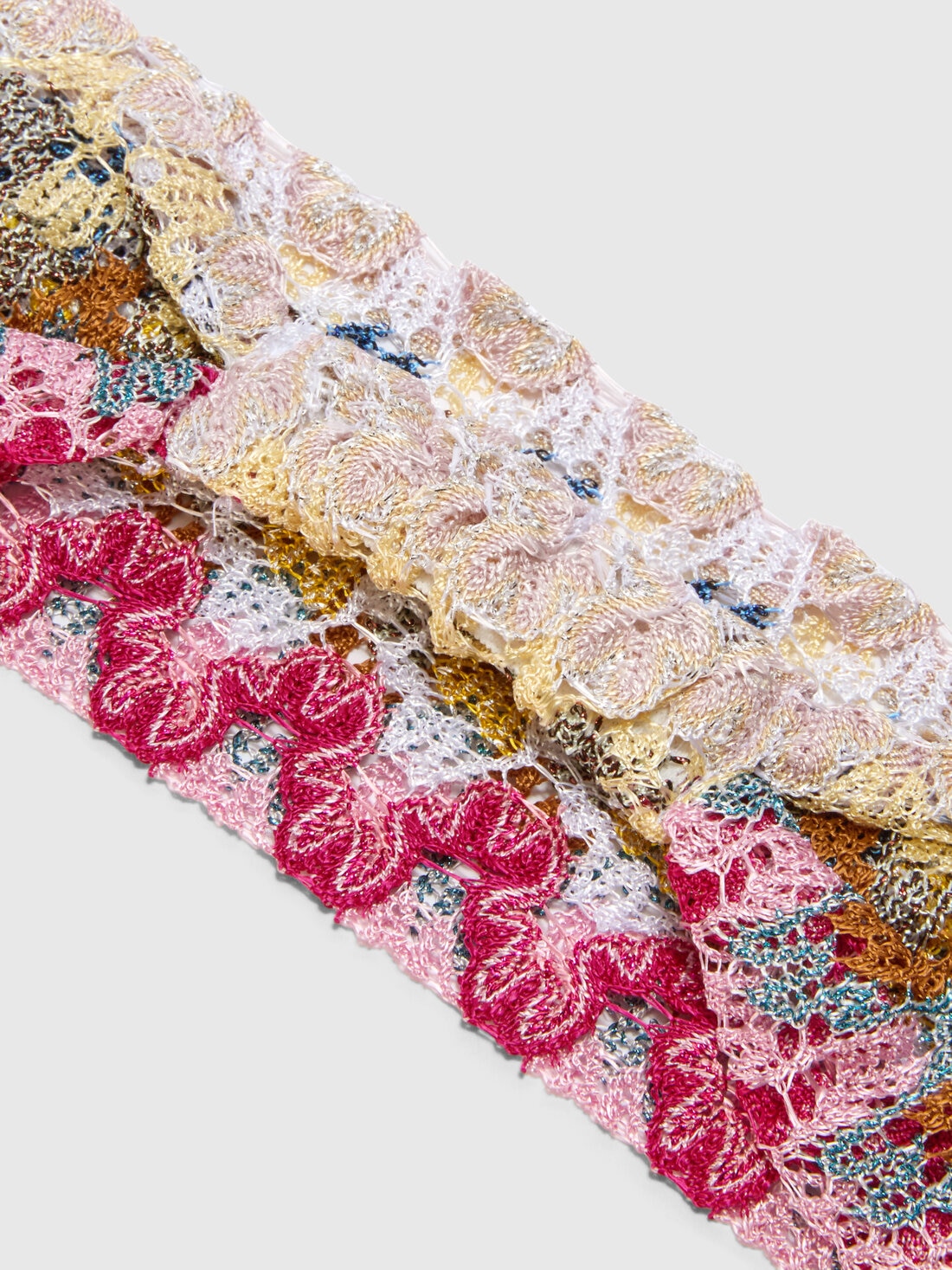 Viscose and Lamé Hairband, Multicoloured  - 8053147595269 - 1