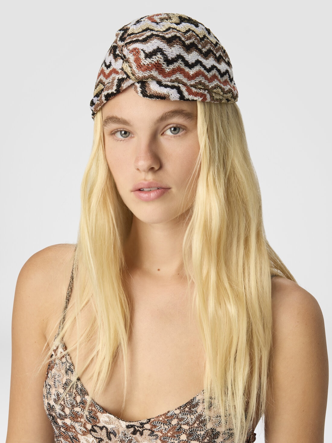 Wavy knit headband, Multicoloured  - 8053147595313 - 2