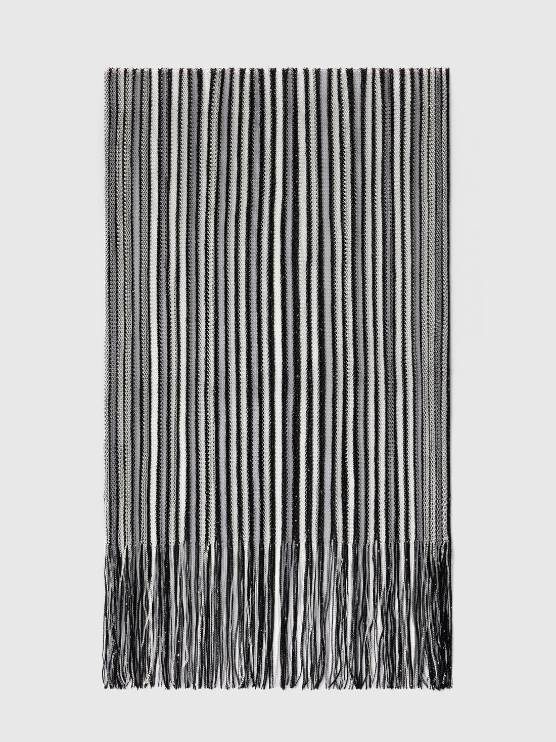 Sciarpa a righe con frange, Multicolore  - 8053147595627 - 0