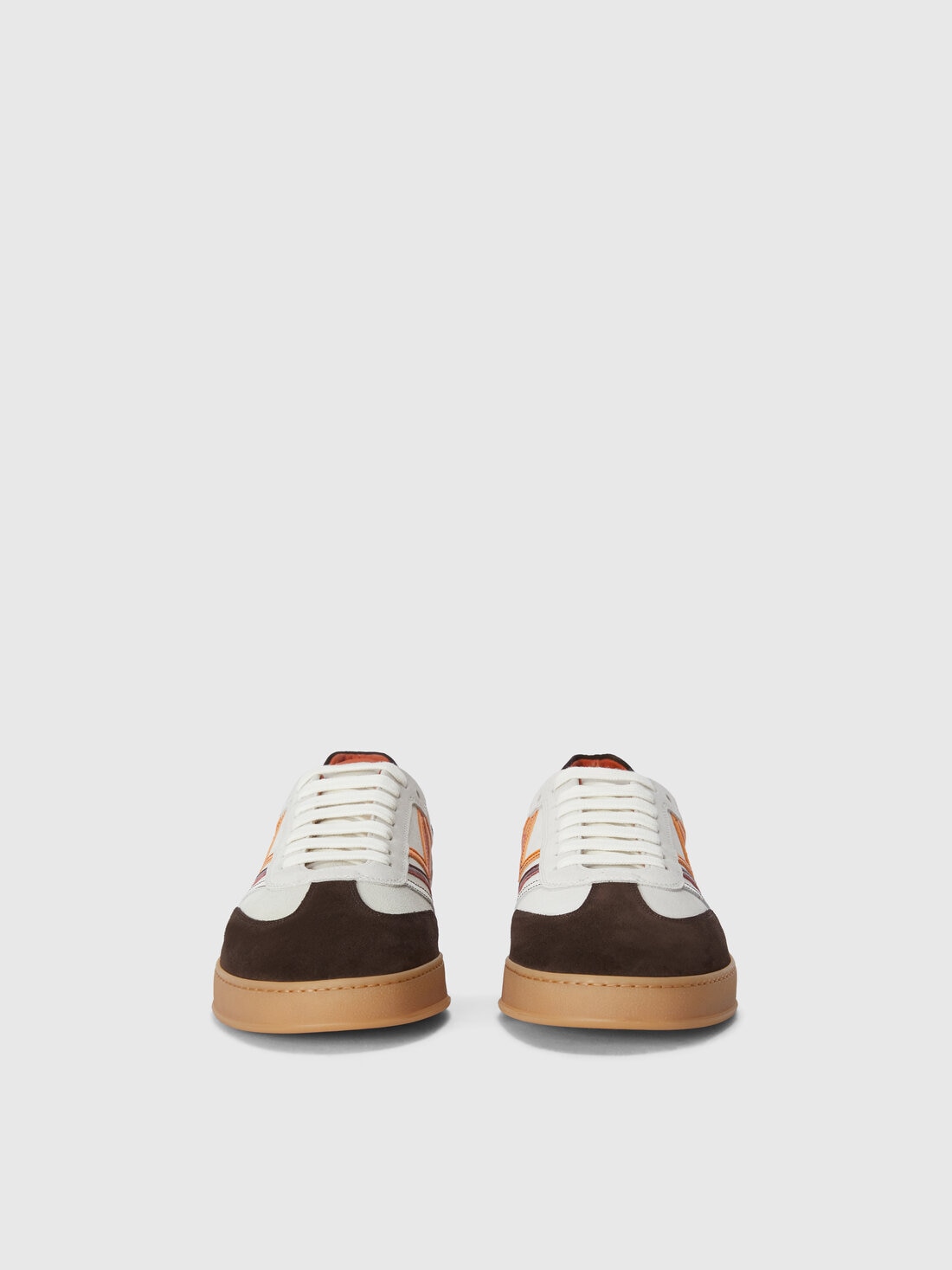 Baskets avec zig zag en relief, Brun - LS25SY0SBV00HPS80DY - 2