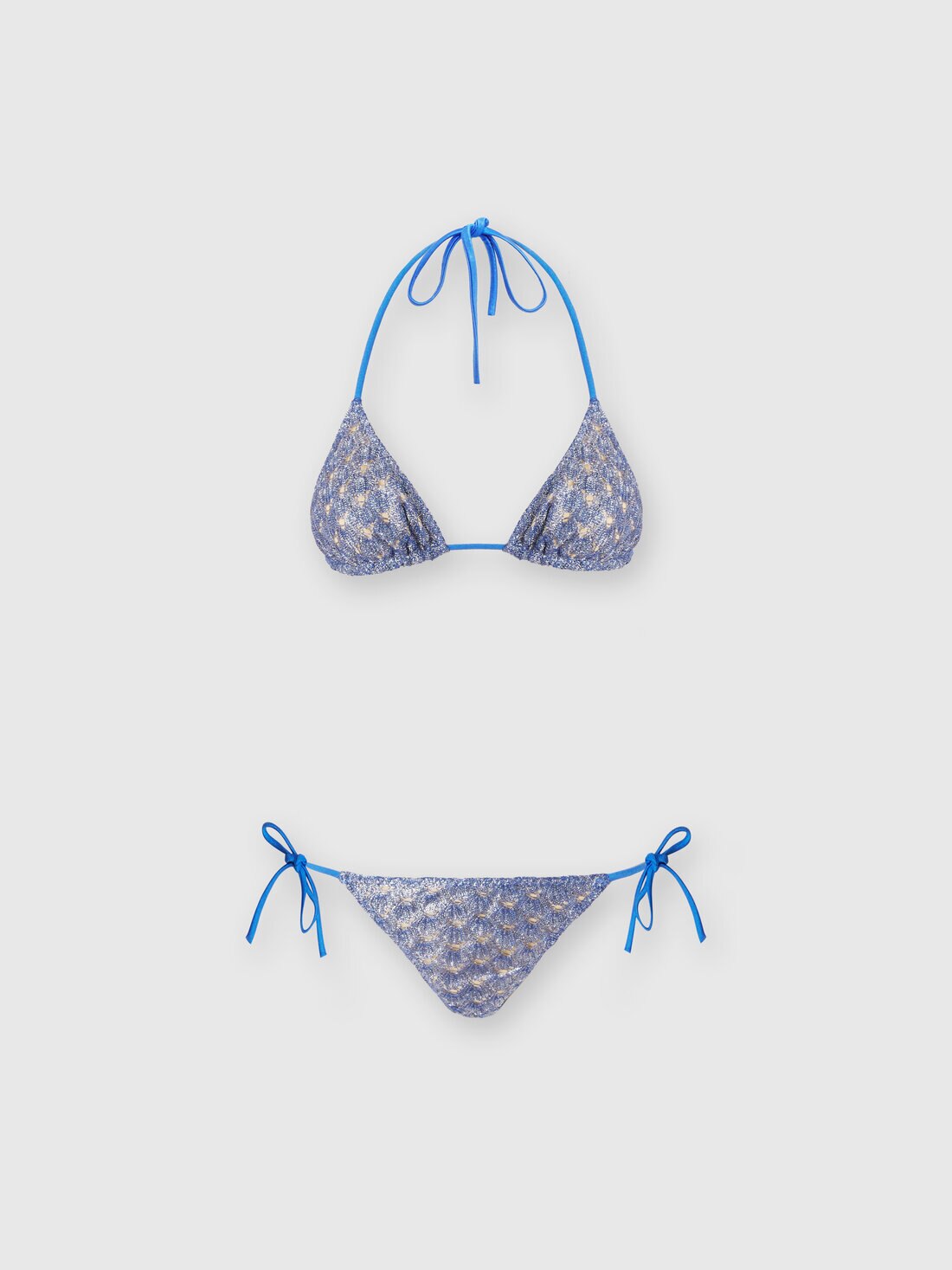 Bikini efecto encaje con forro, Azul Oscuro - MC22SP00BR00TC94045 - 0