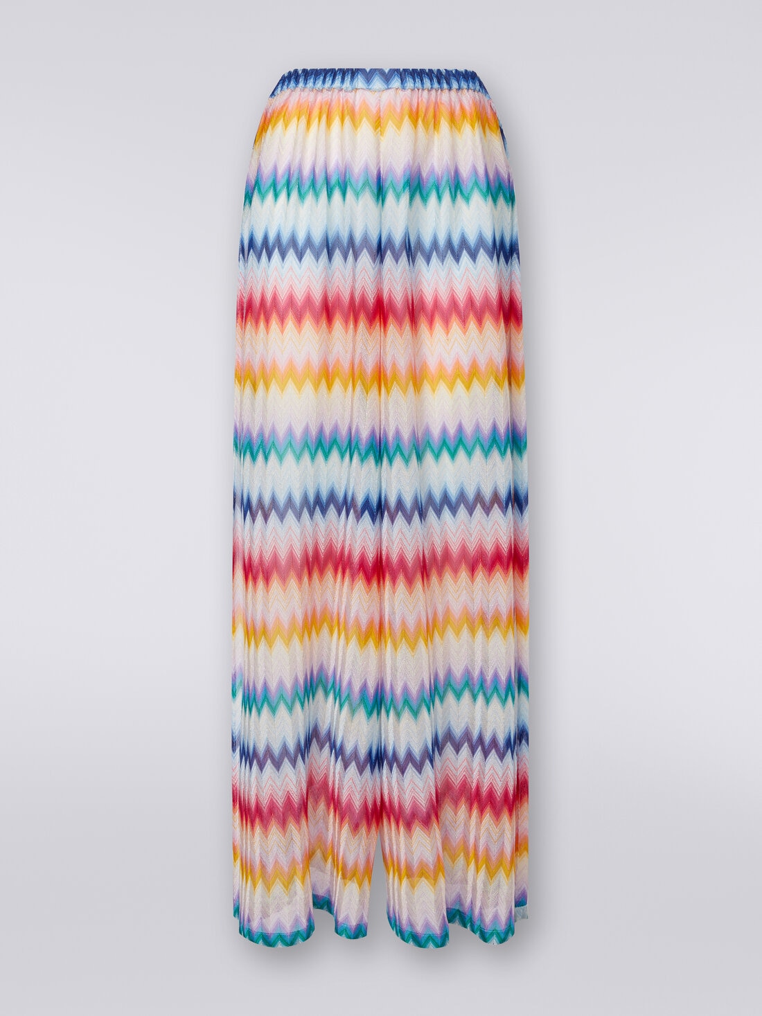 Pantalon de plage à zig zag et lurex, Multicolore  - MC23SI00BR00TFSM99G - 0