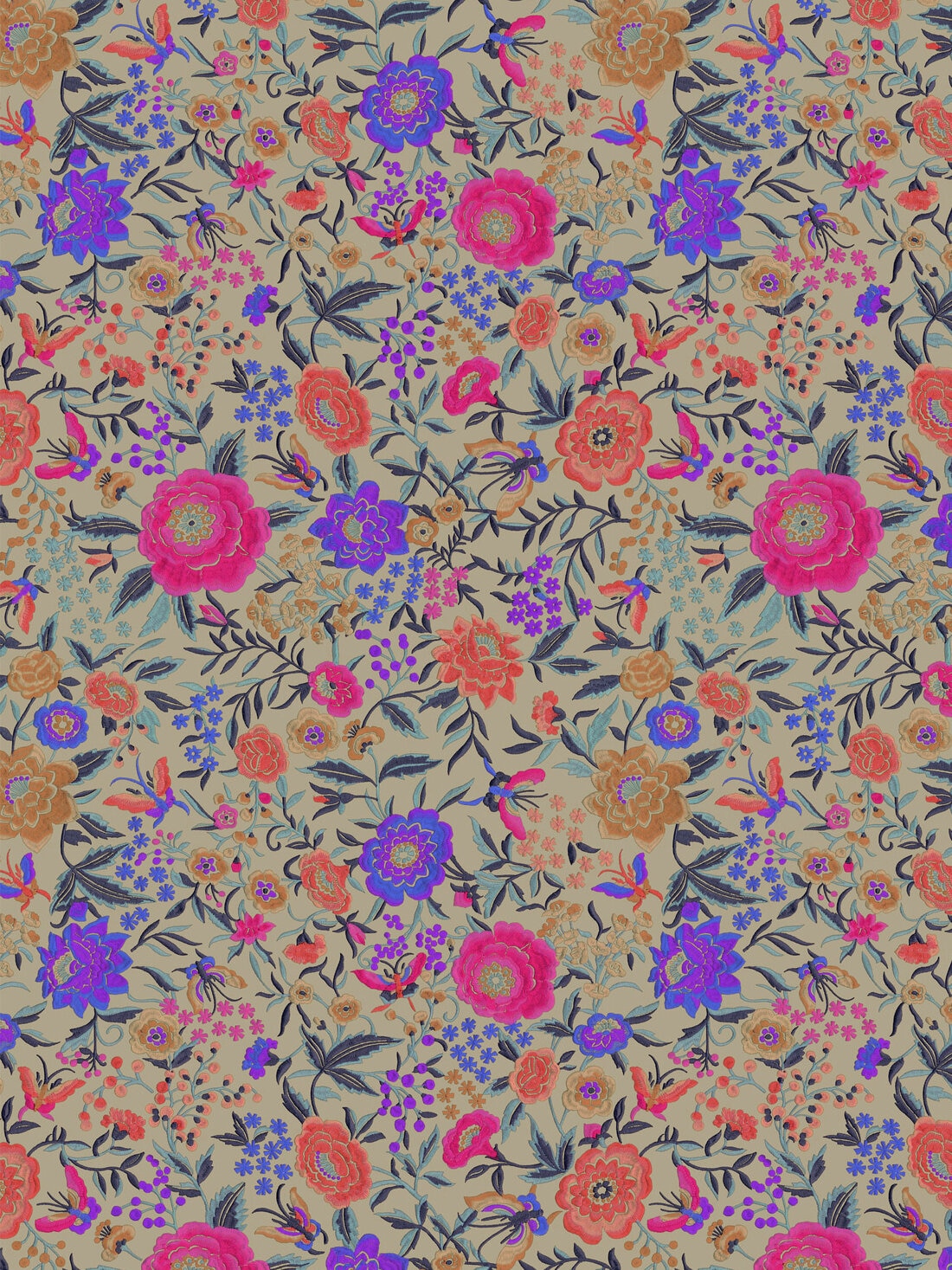 Carta da parati Oriental Garden 10x0,52 mt, Multicolore  - 8051575103346 - 0