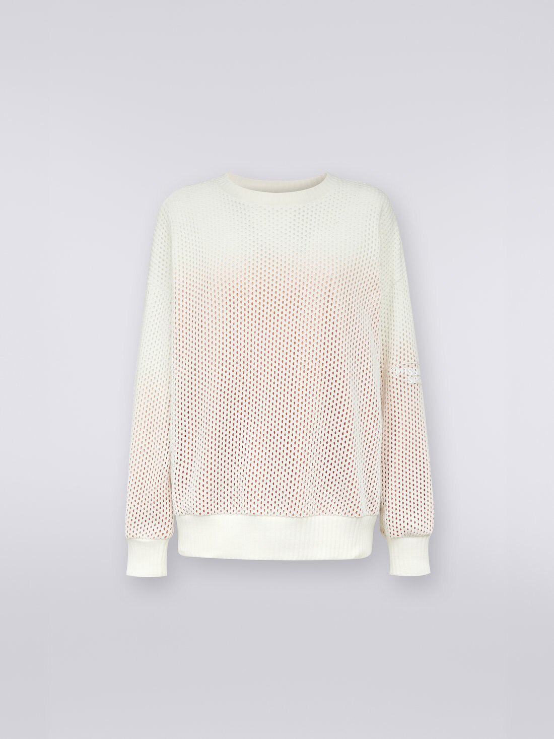 White store mesh sweatshirt