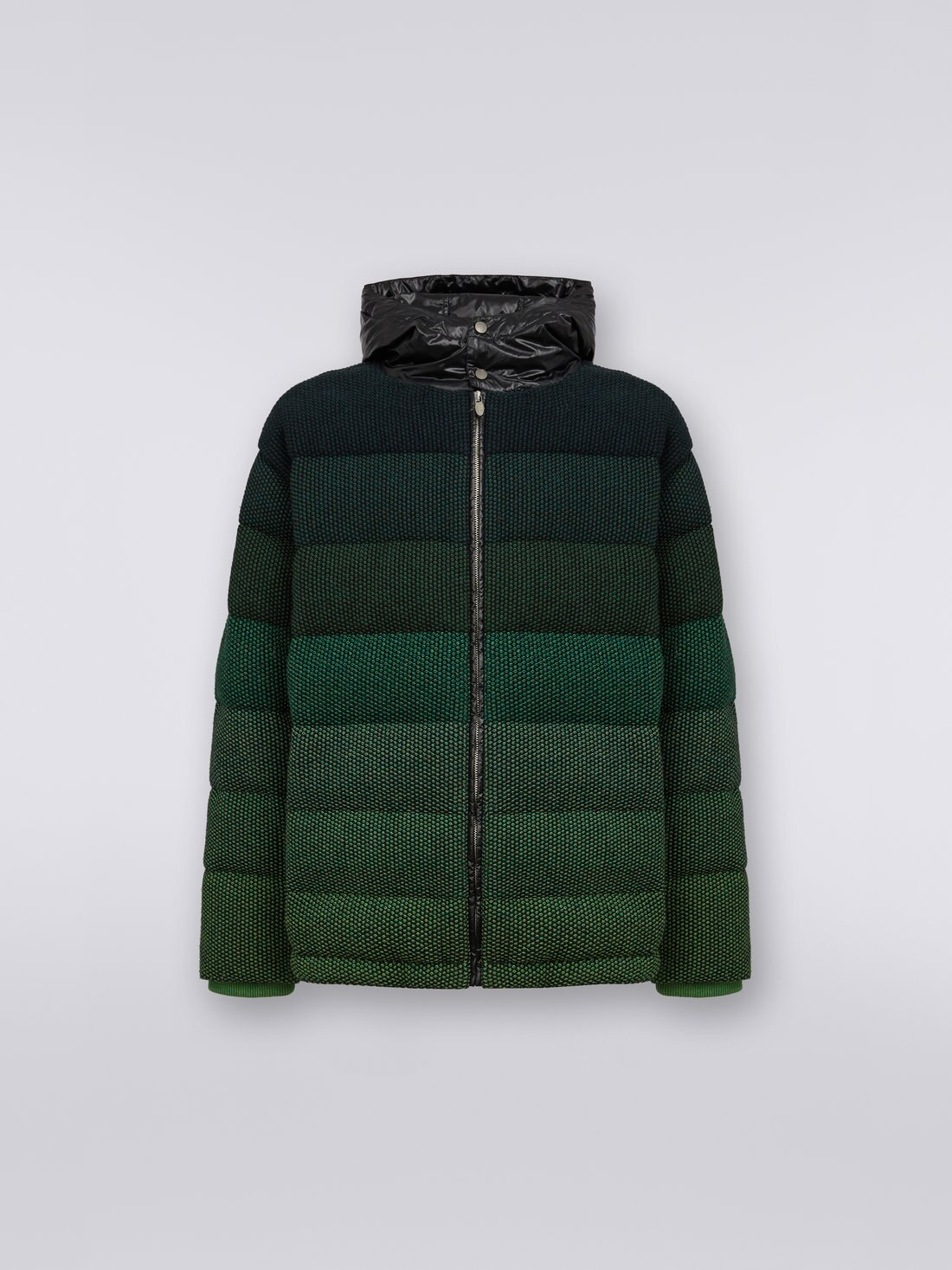 Dégradé padded bomber jacket, Green - TS23WC02BK027RS611T - 0