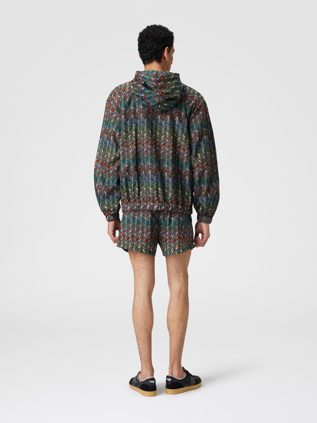 ウィンドブレーカー ナイロン プリント ロゴ入り マルチカラー | Missoni