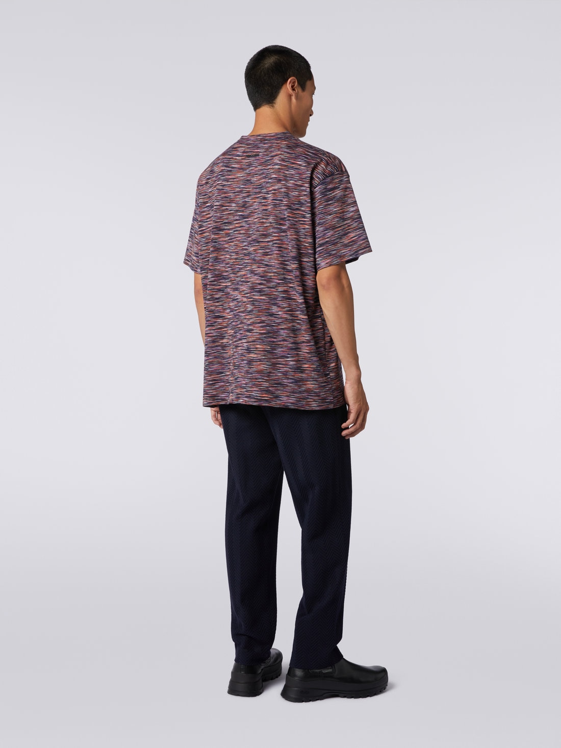 Slub cotton jersey T-shirt, Multicoloured  - UC23WL00BJ0001F902R - 3