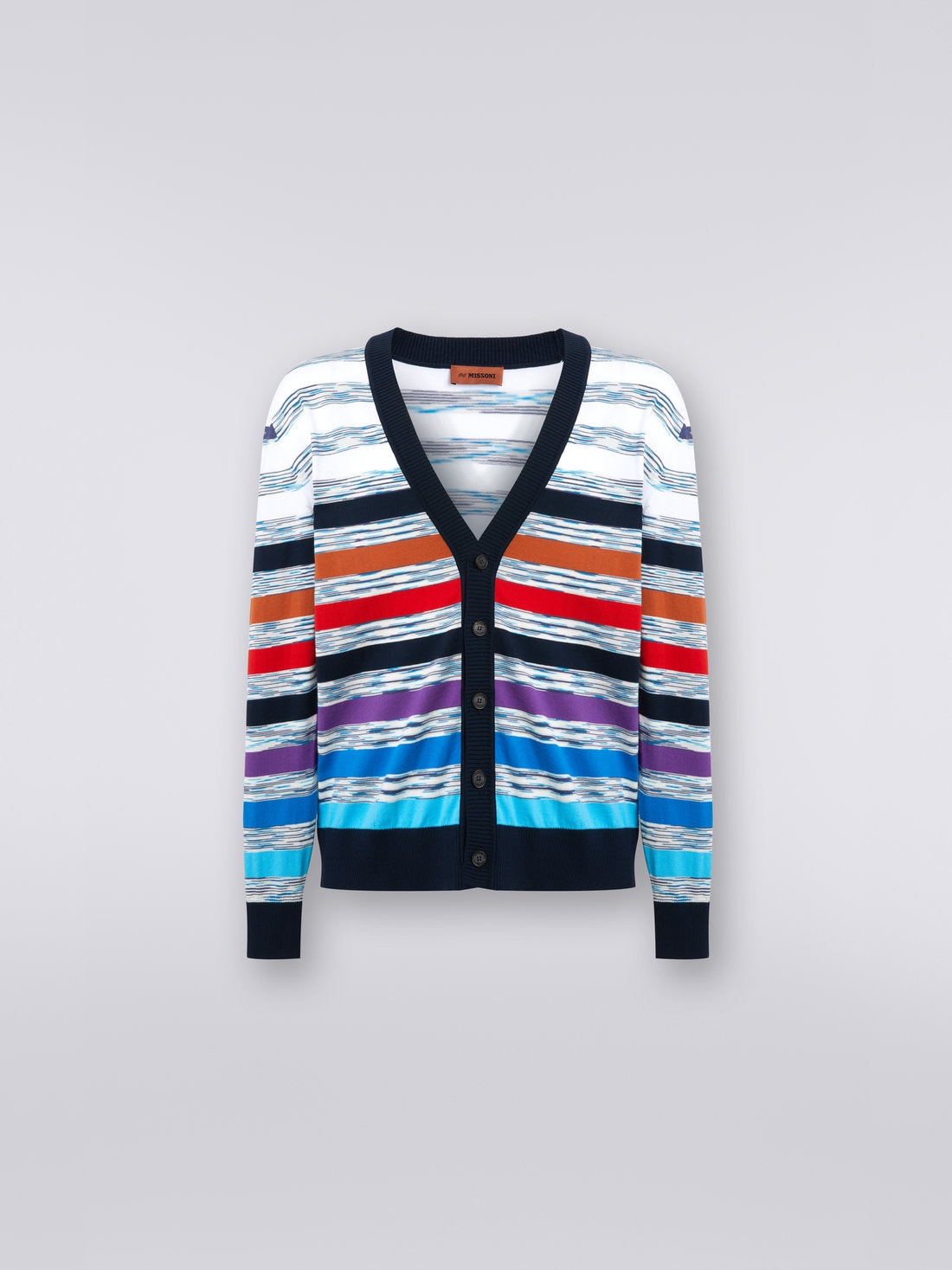CARDIGAN CON BOTTONI, Multicoloured - US23SM0UBK024MSM8UW - 0