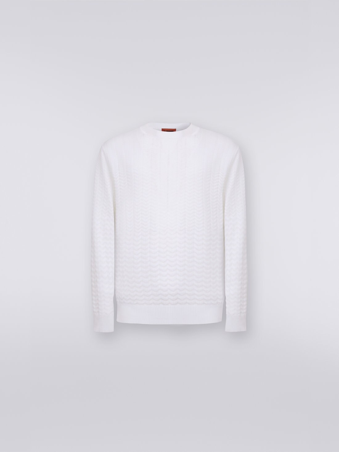 White cotton outlet jumper mens