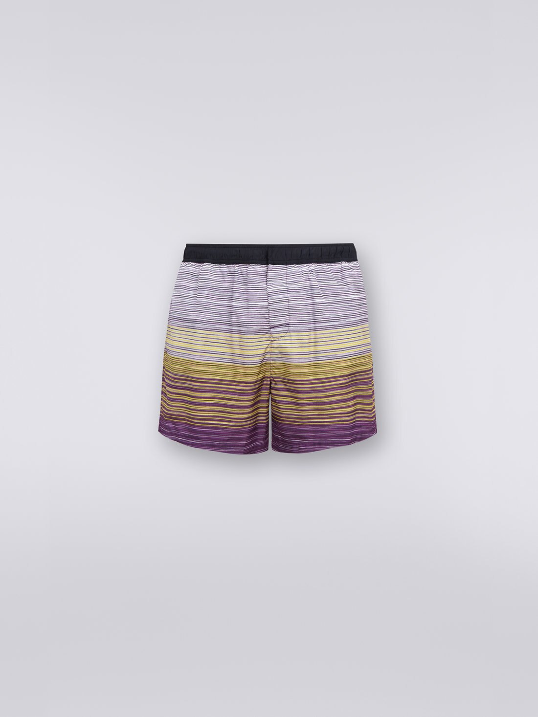 Nylon-blend swimming trunks in slub print, Multicoloured - US23SP04BW00M6F500R - 0