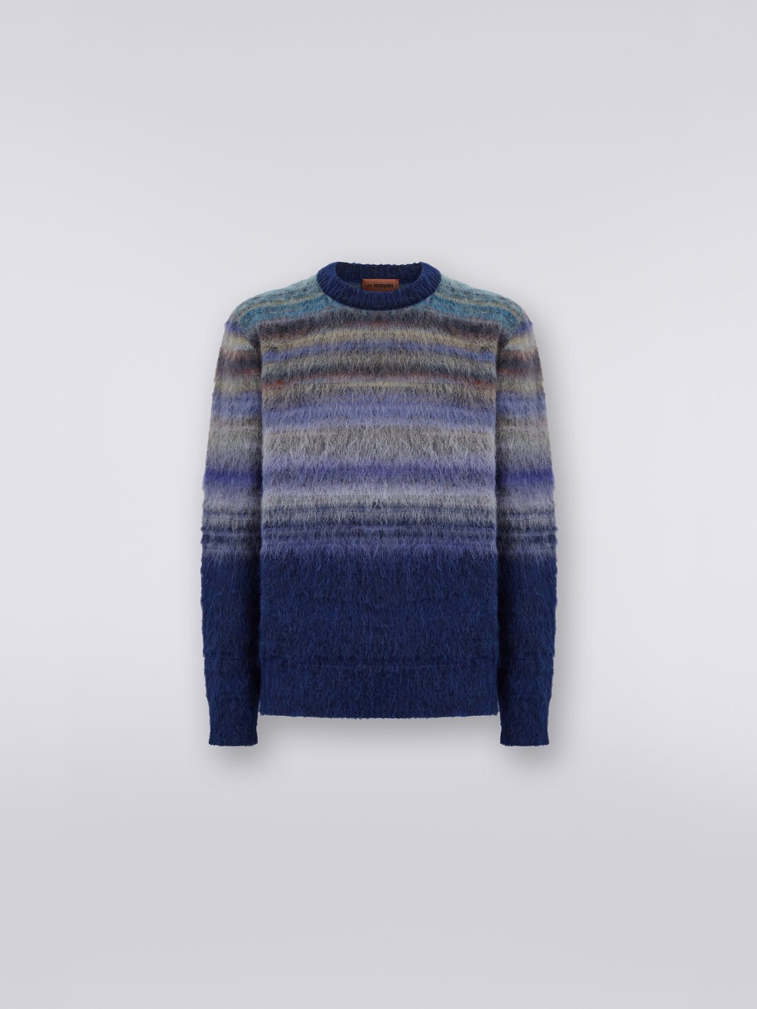 Pull femme col rond en mohair