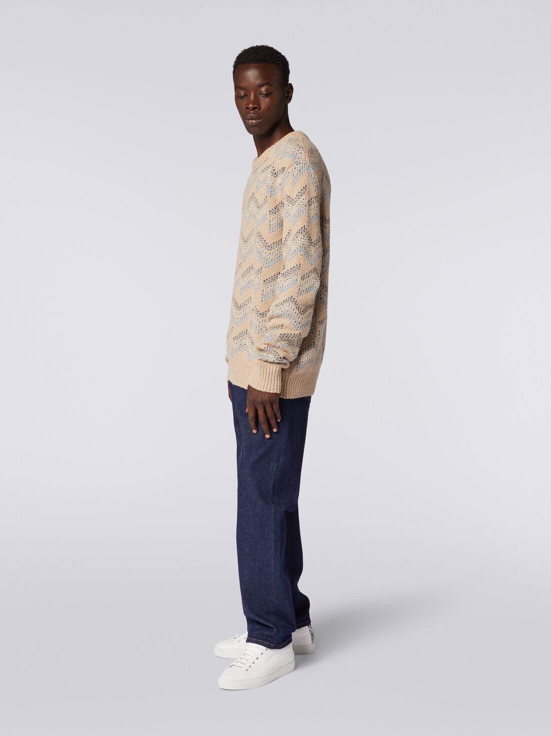 Beige cotton outlet sweater