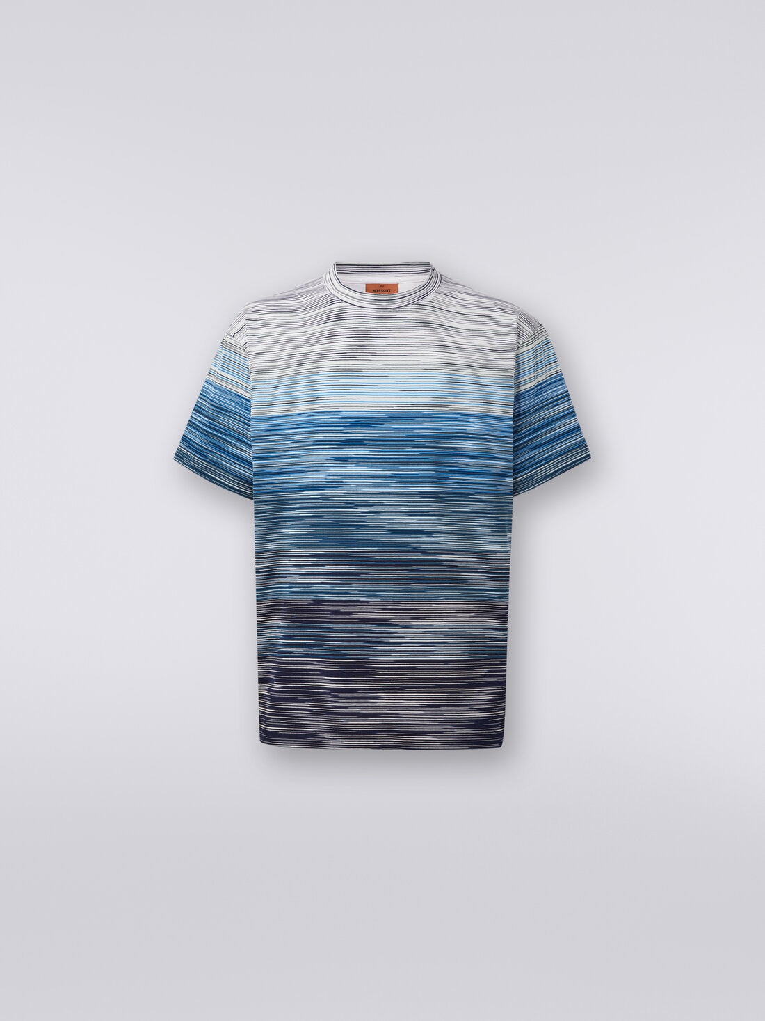 Short-sleeved T-shirt in slub cotton , Multicoloured  - US24SL0JBJ00E5S72EQ - 0
