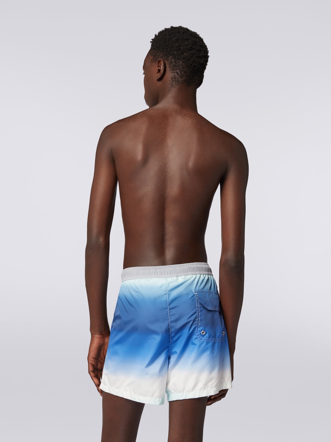 Boxer de bain avec imprimé dégradé, Multicolore  - US24SP00BW00S5SM998 - 3