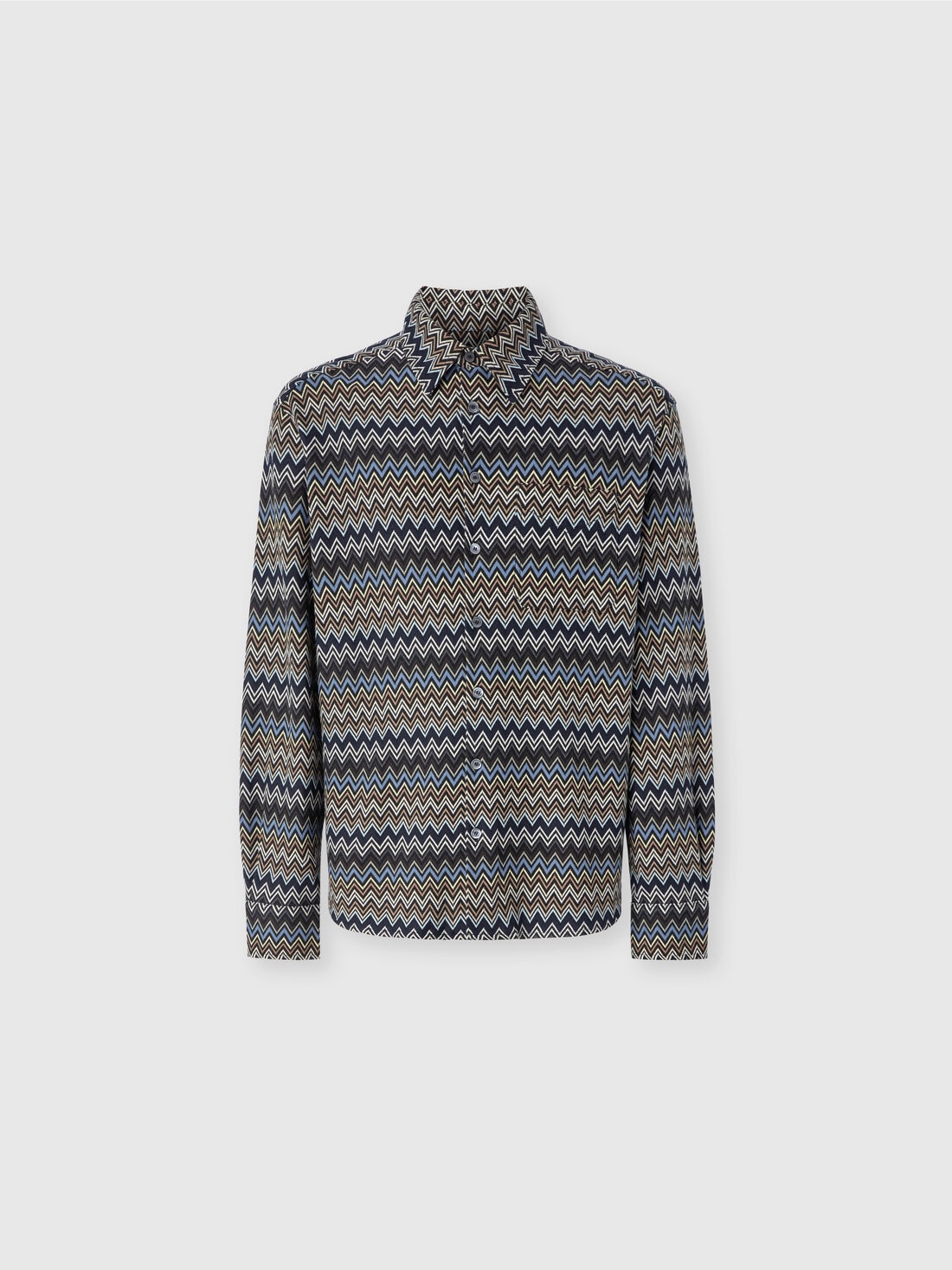 M Missoni Camicia in cotone zig zag