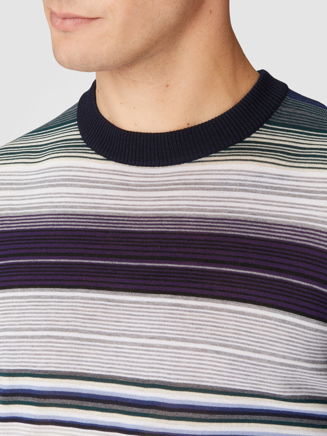 Wollpullover mit Rollkragen, Mehrfarbig  - US24WN0NBK039TSM9H5 - 4