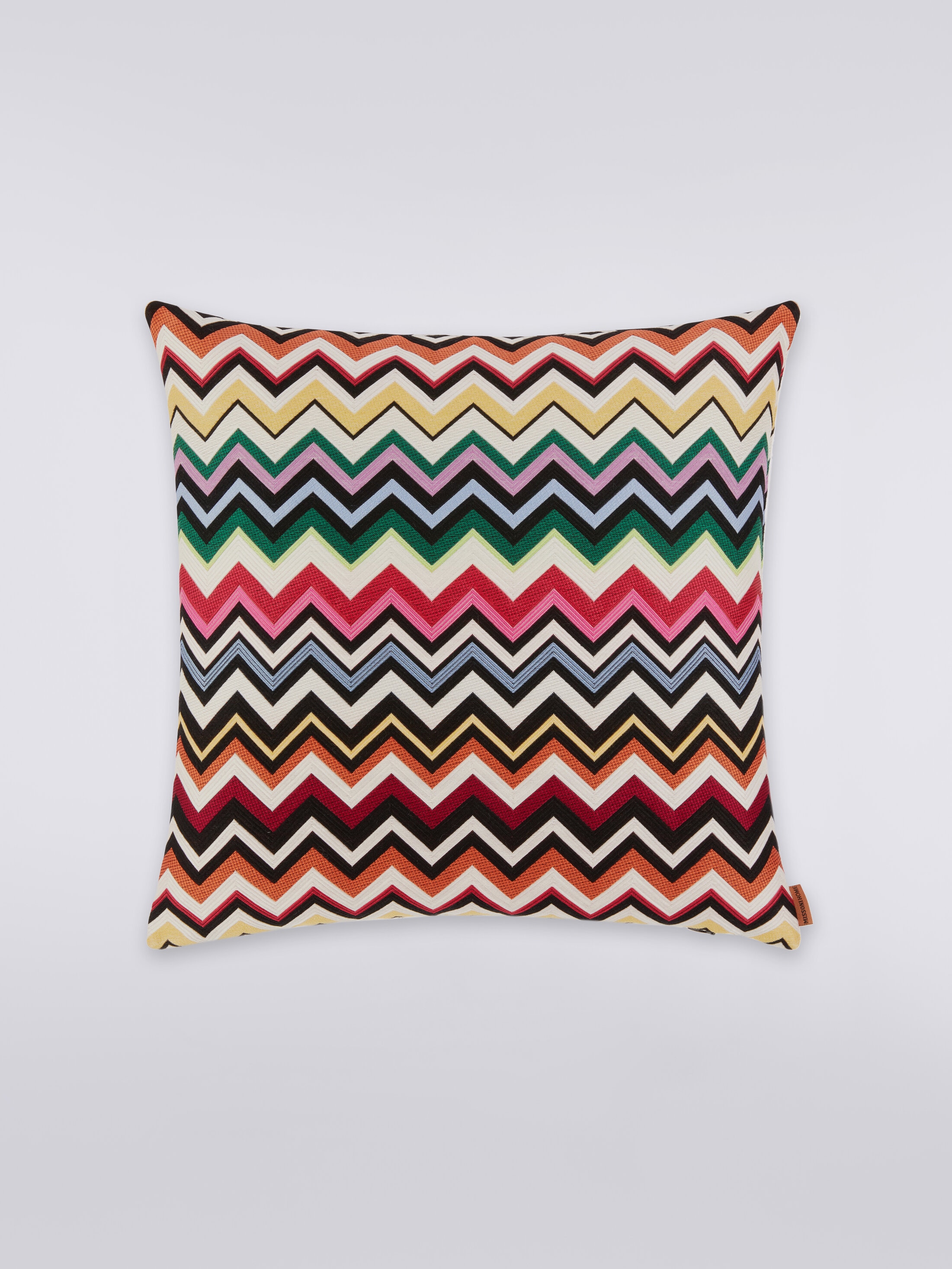 Missoni Belfast Small Zig-zag Cushion In Multicoloured