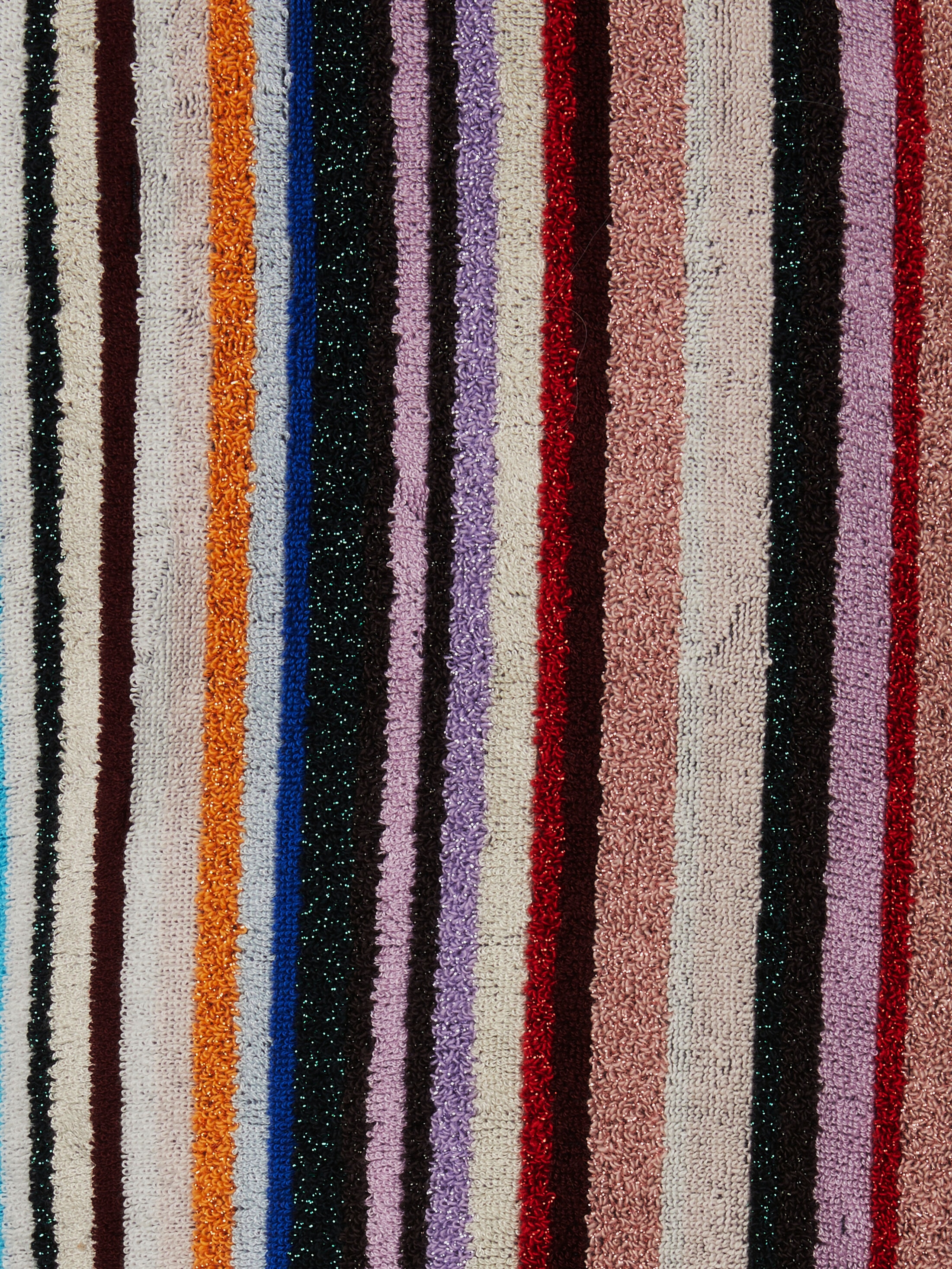 Chandler cotton terry bathrobe with lurex Multicoloured