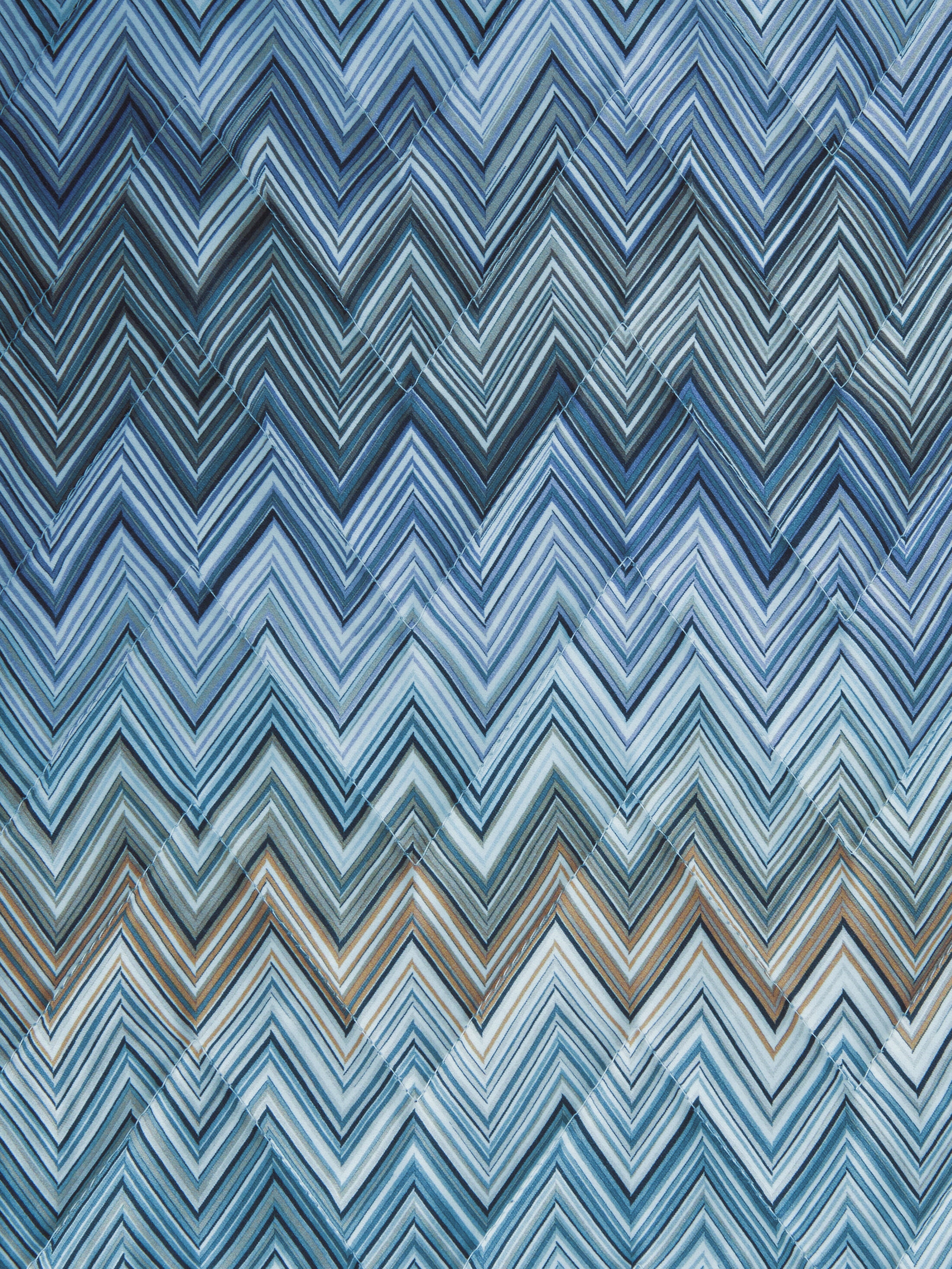 John quilt 260x270 cm Turquoise Multicoloured | Missoni