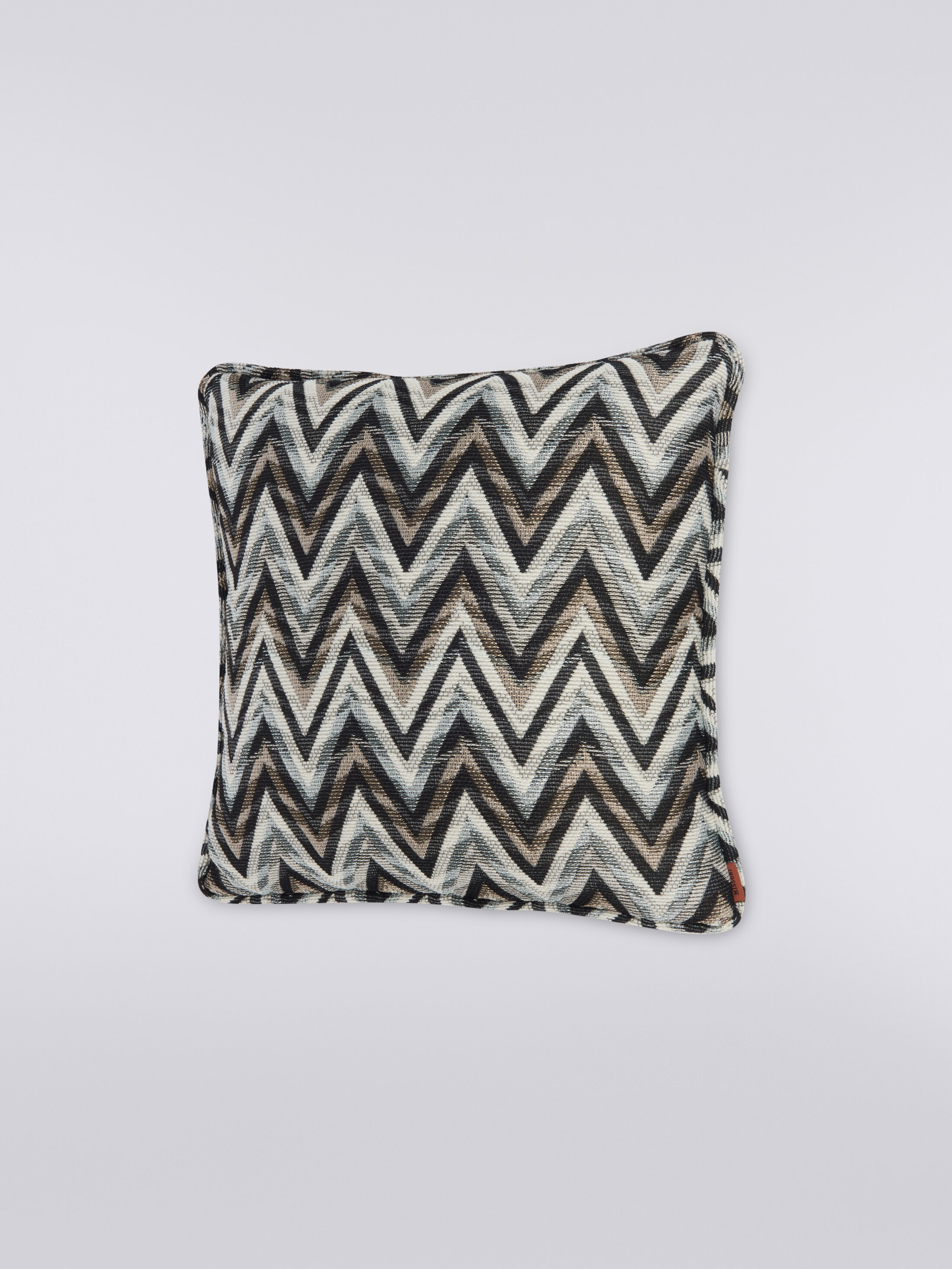 Black and clearance white chevron cushion