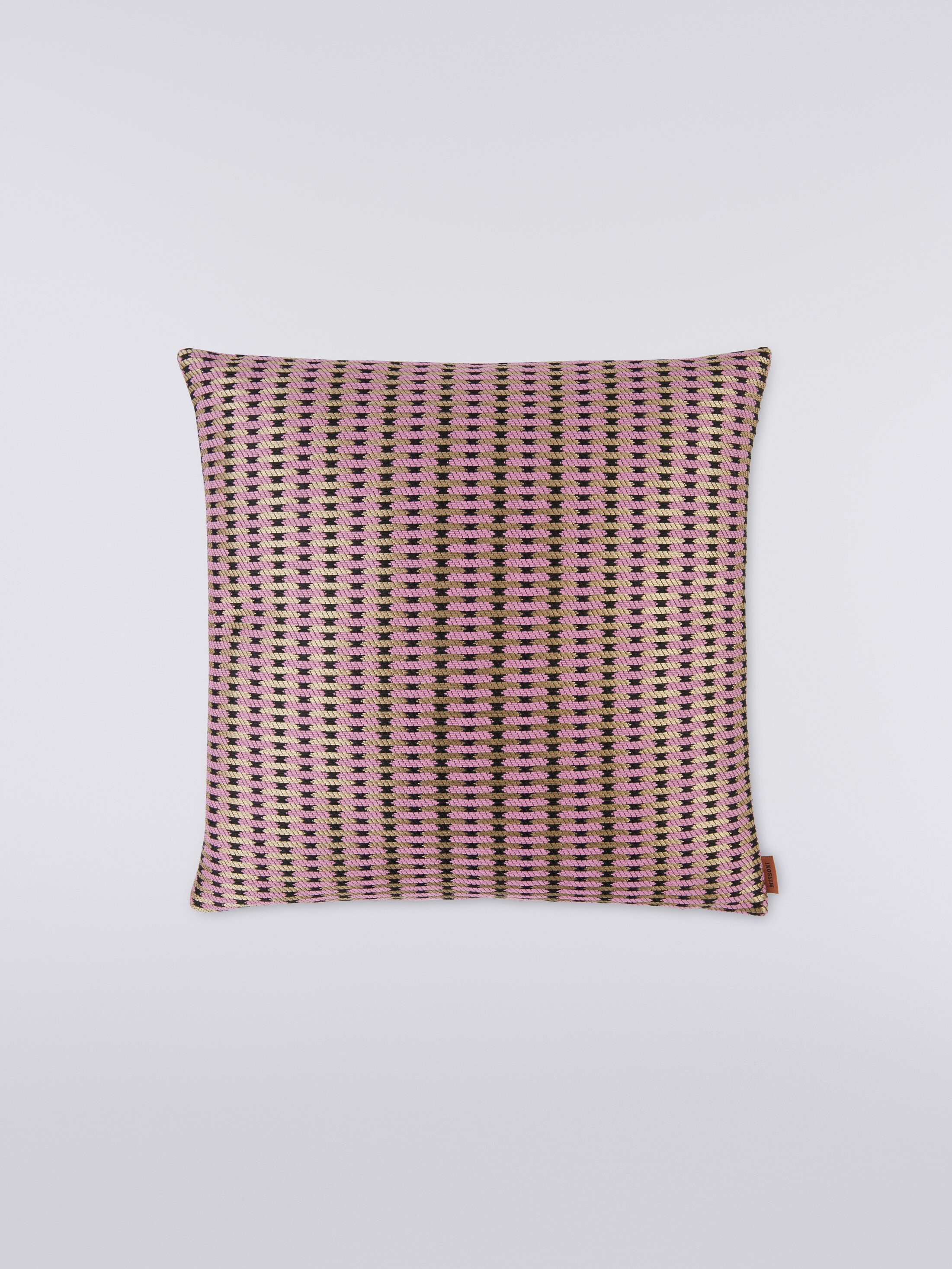 Missoni Goose Down Jacquard Cushion In Multicoloured