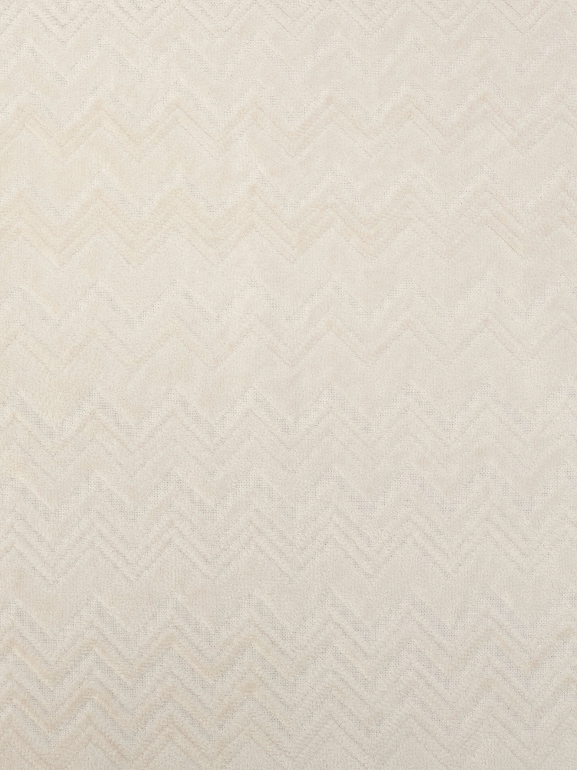 Peignoir Chalk en coton éponge zigzag