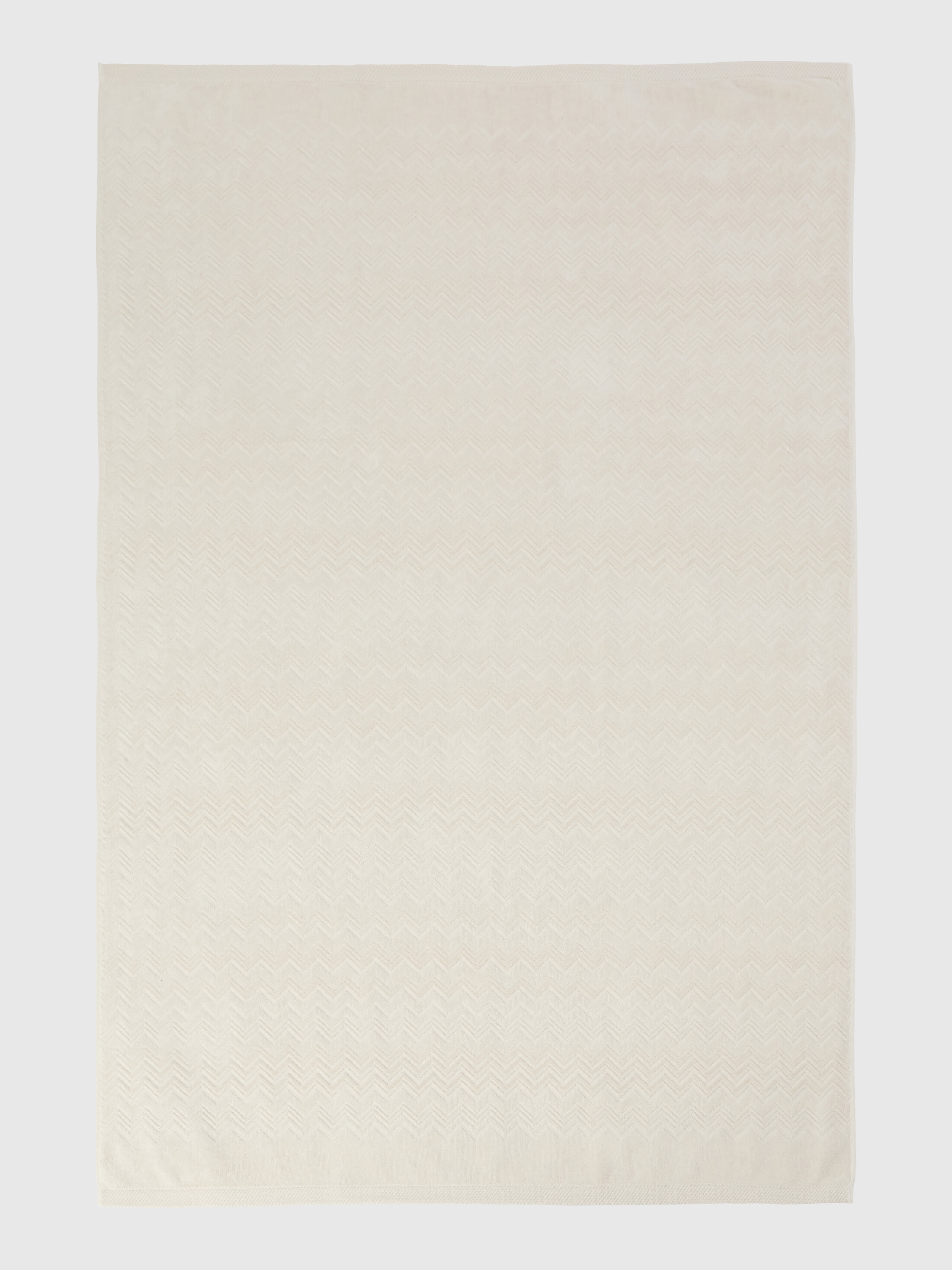 Toalla de baño Chalk 150x100 cm de rizo de algodón en zigzag