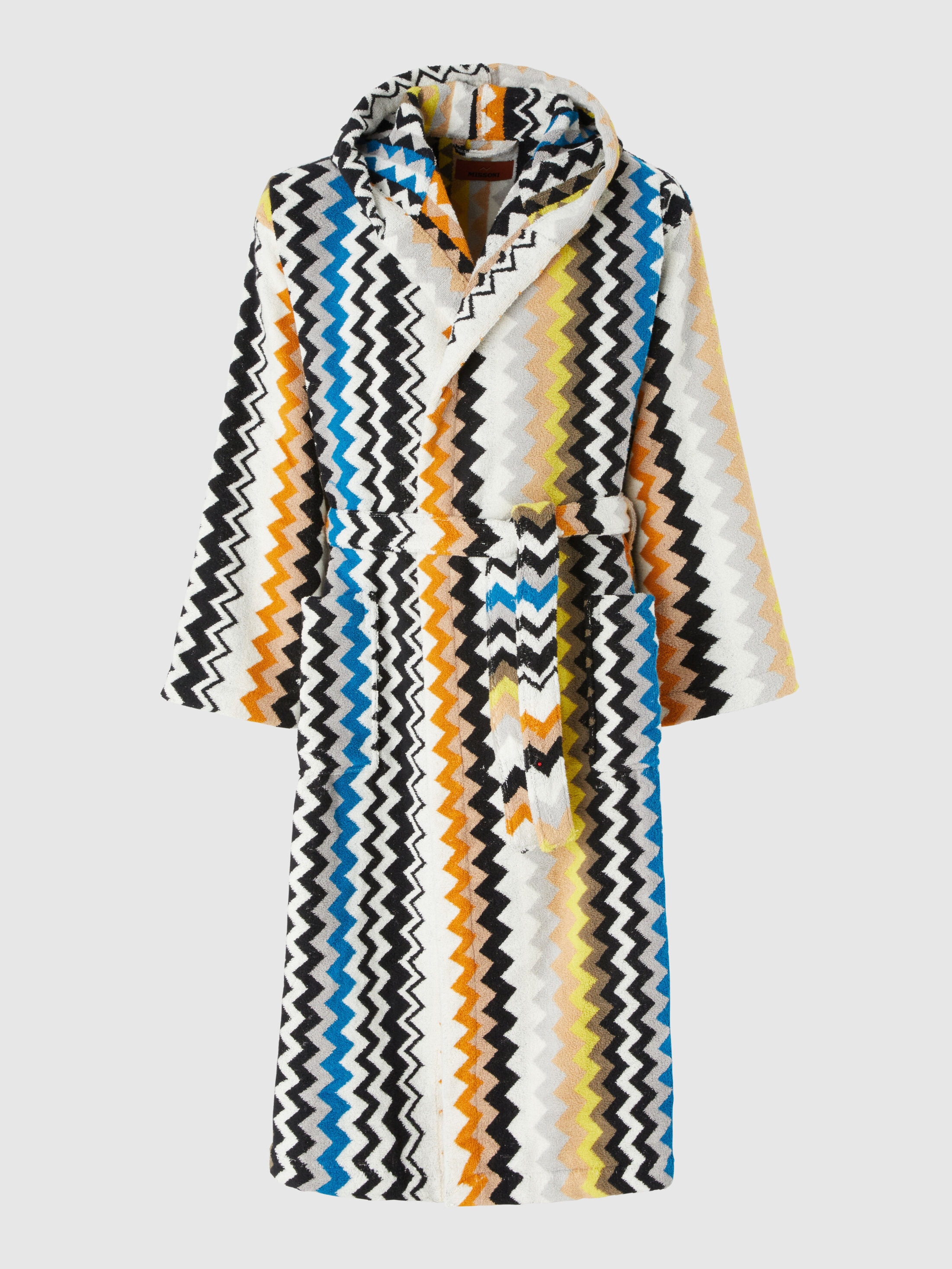 Missoni Cotton Terry Bathrobe Zig Zag