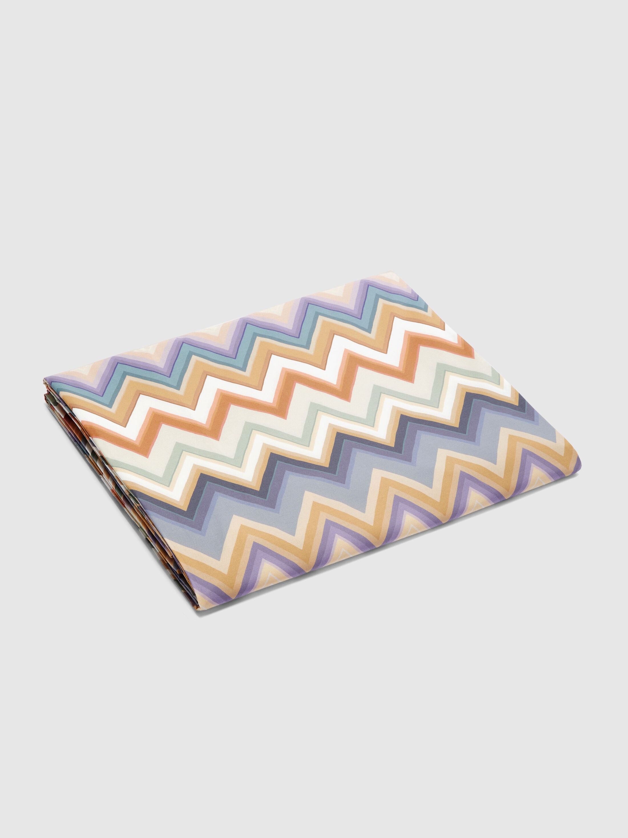 Missoni Andres Re Edition Duvet Cover In 100% Cotton With Zig Zag Pattern