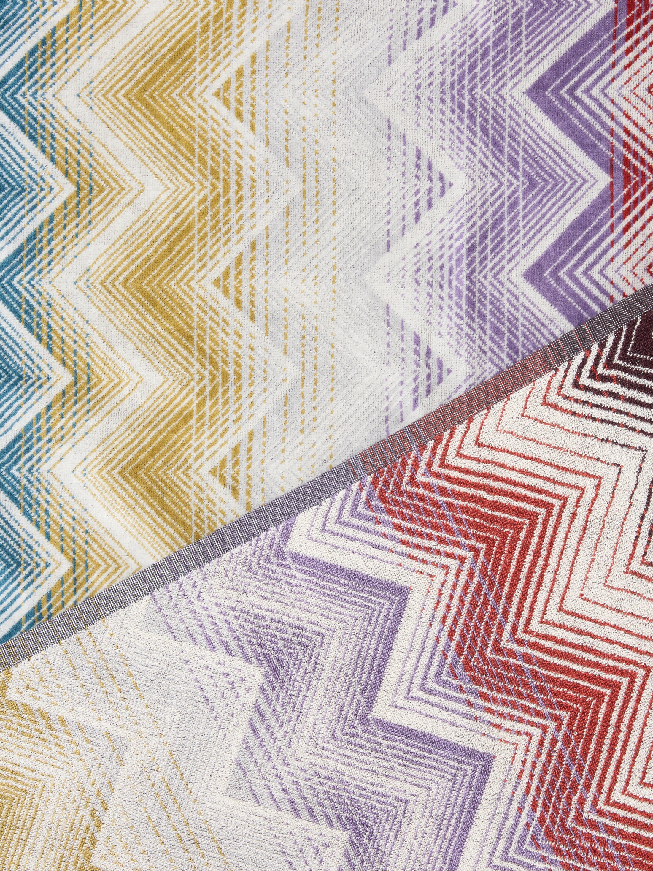 Marea pure cotton bath towel 100x150 cm Blue& White | Missoni