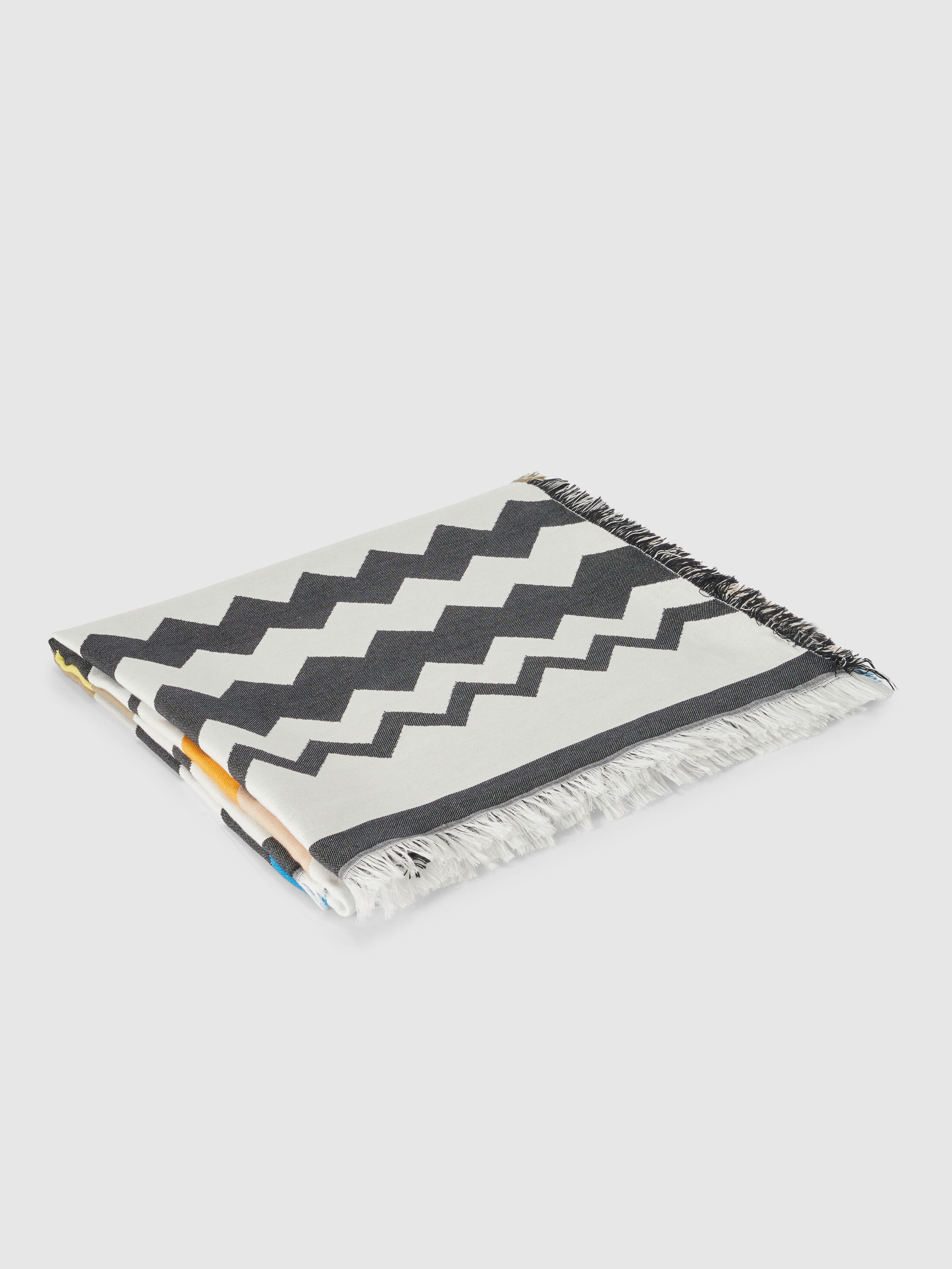 Missoni Fouta Bath Towel 140x180 Cm Zig Zag In Cotton Terry