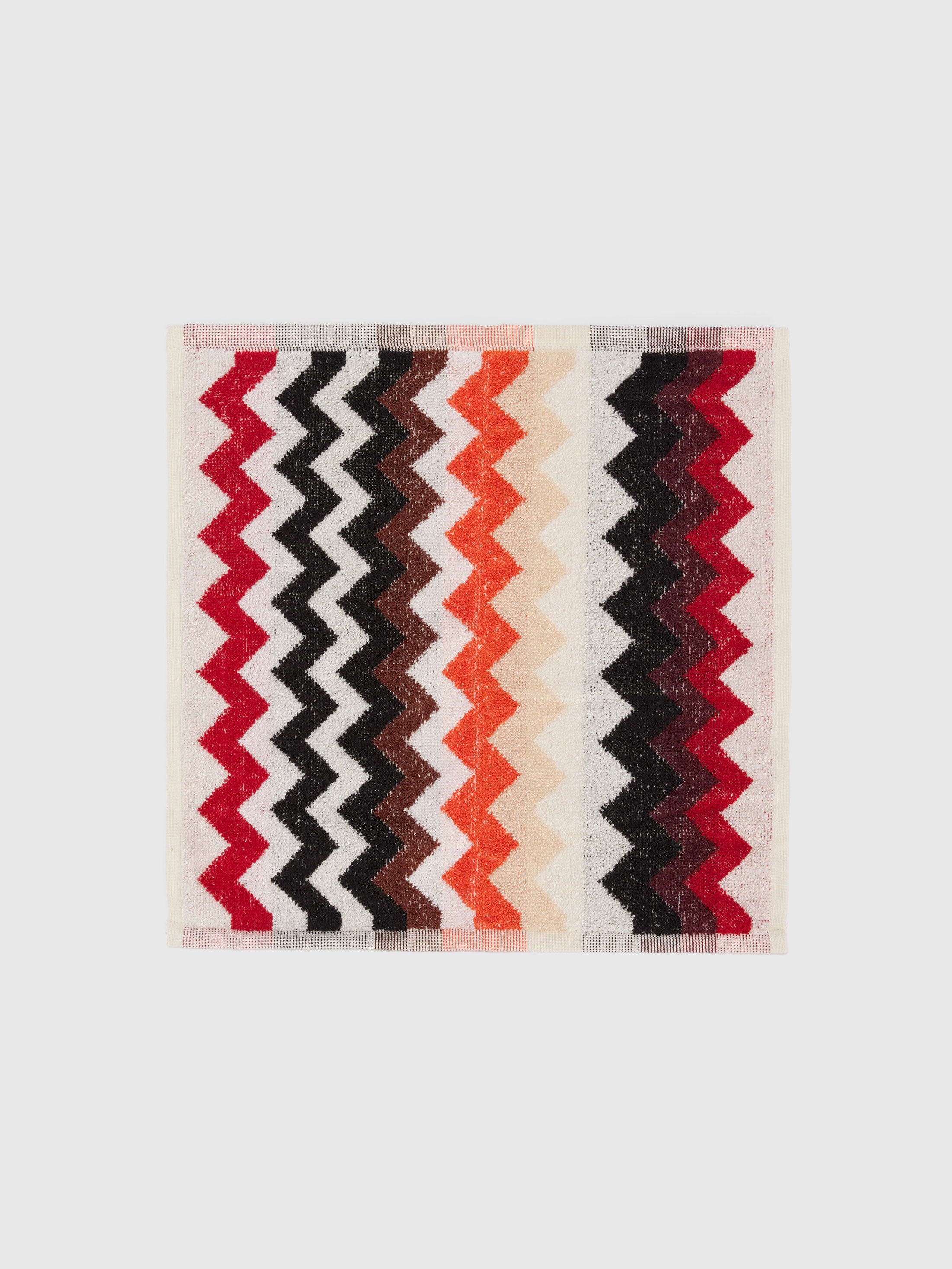 Best set of six pure cotton face towels Red & Multicoloured | Missoni