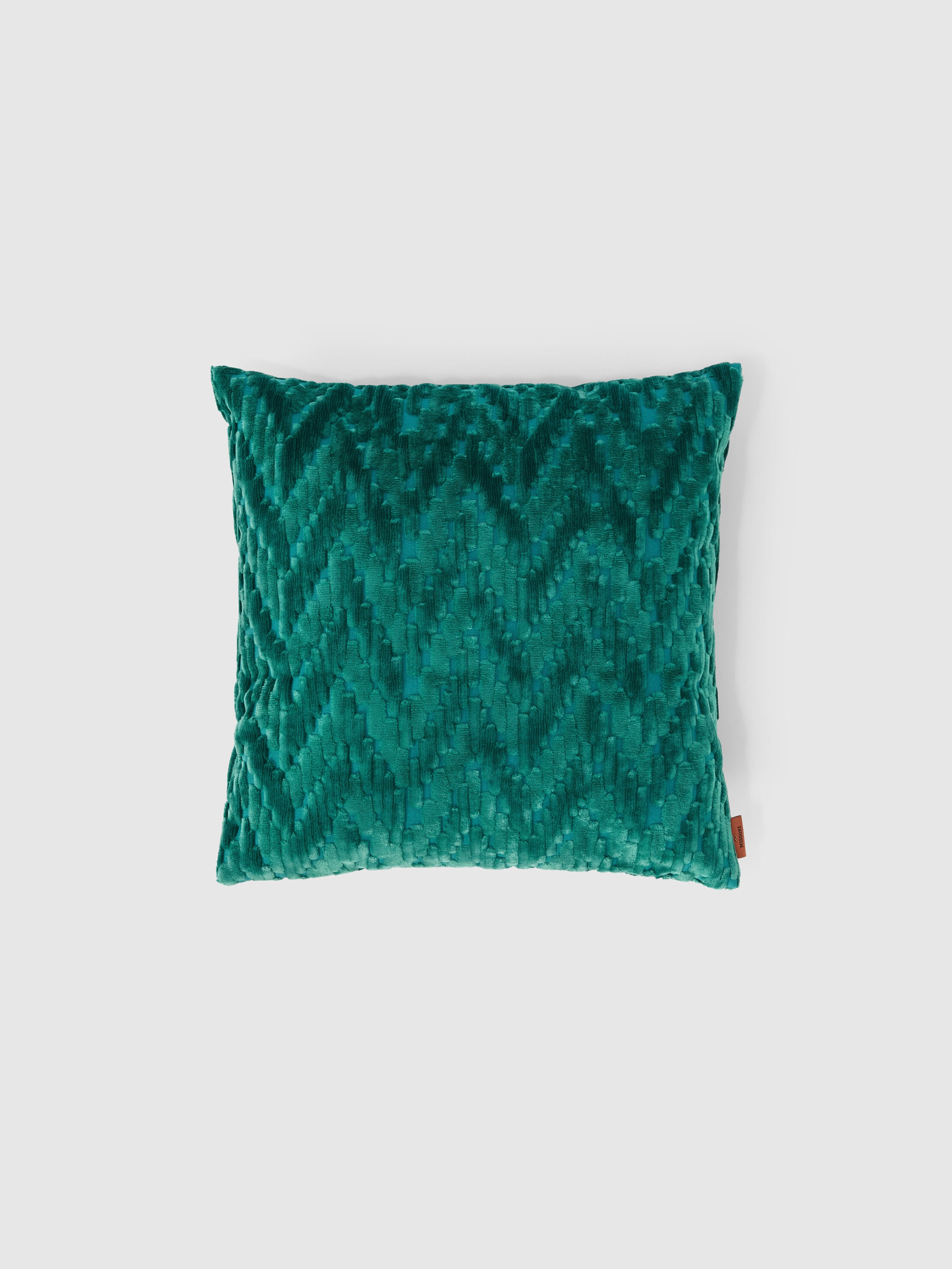 Missoni Fossile Indoor Cushion 40x40 Cm With Chevron Pattern