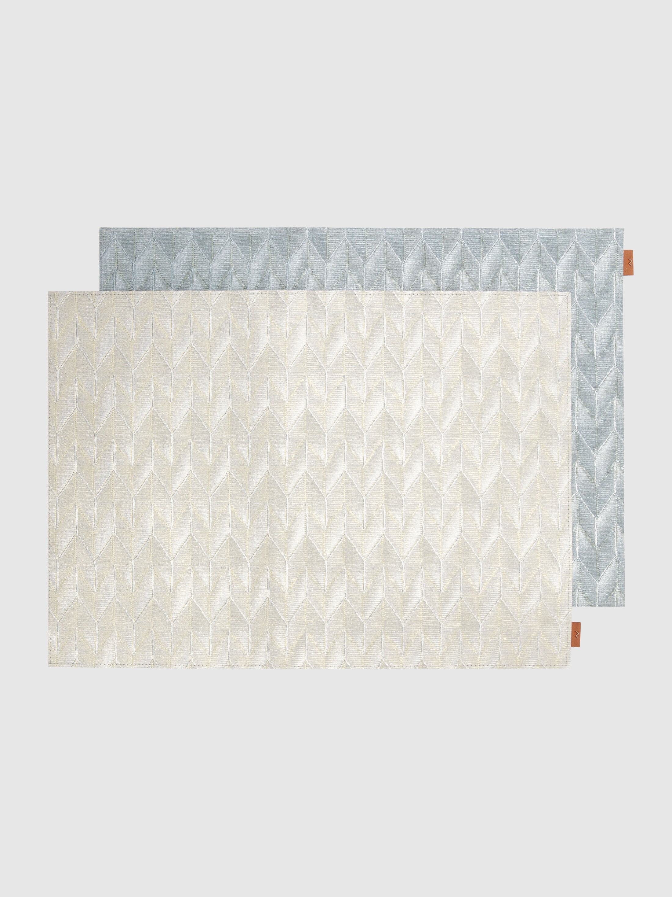 Missoni Set Of Two Sestriere Placemats 35x48 Cm With Geometric Pattern