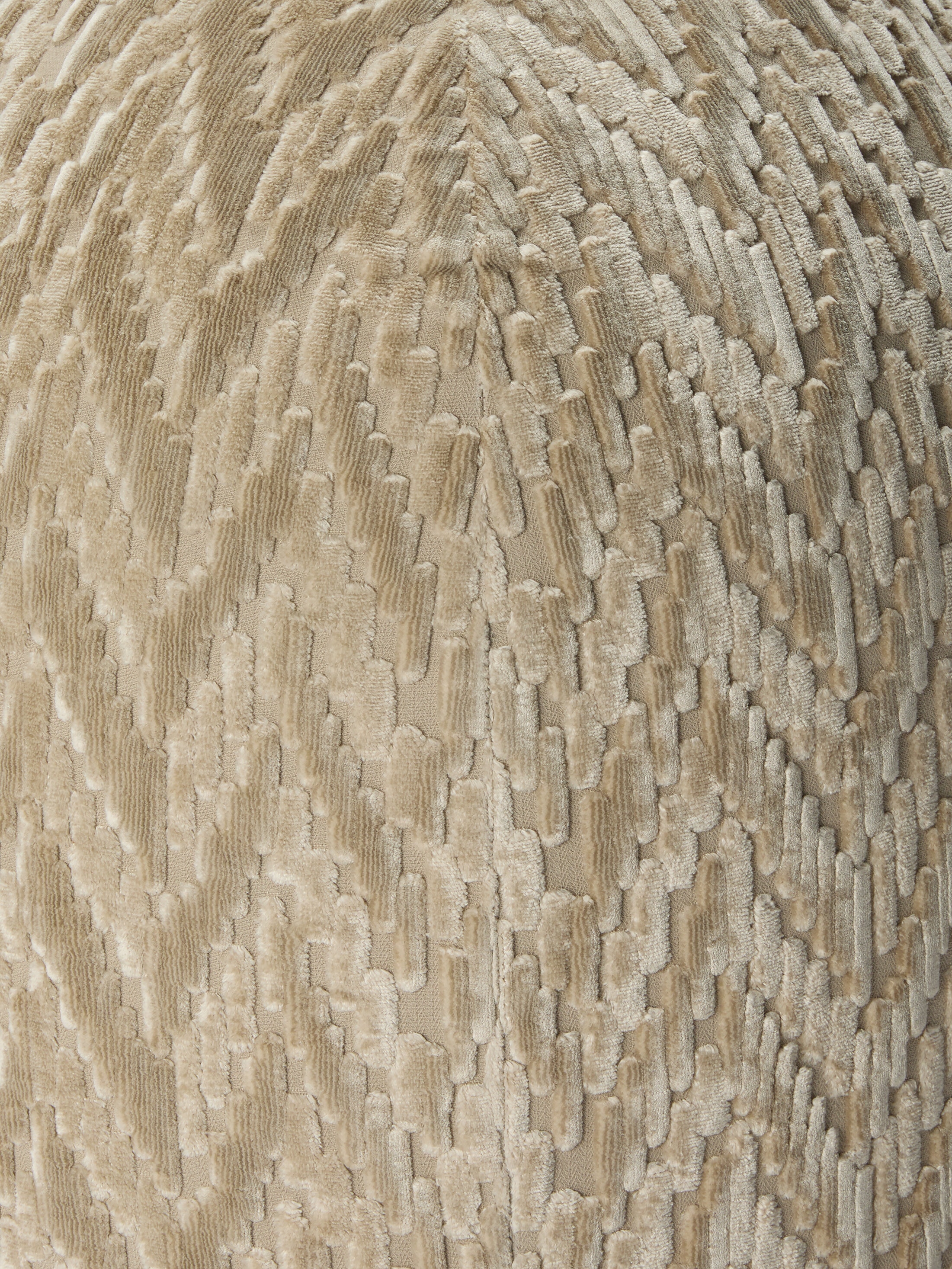 Fossile viscose and cotton pouf 50x50 cm
