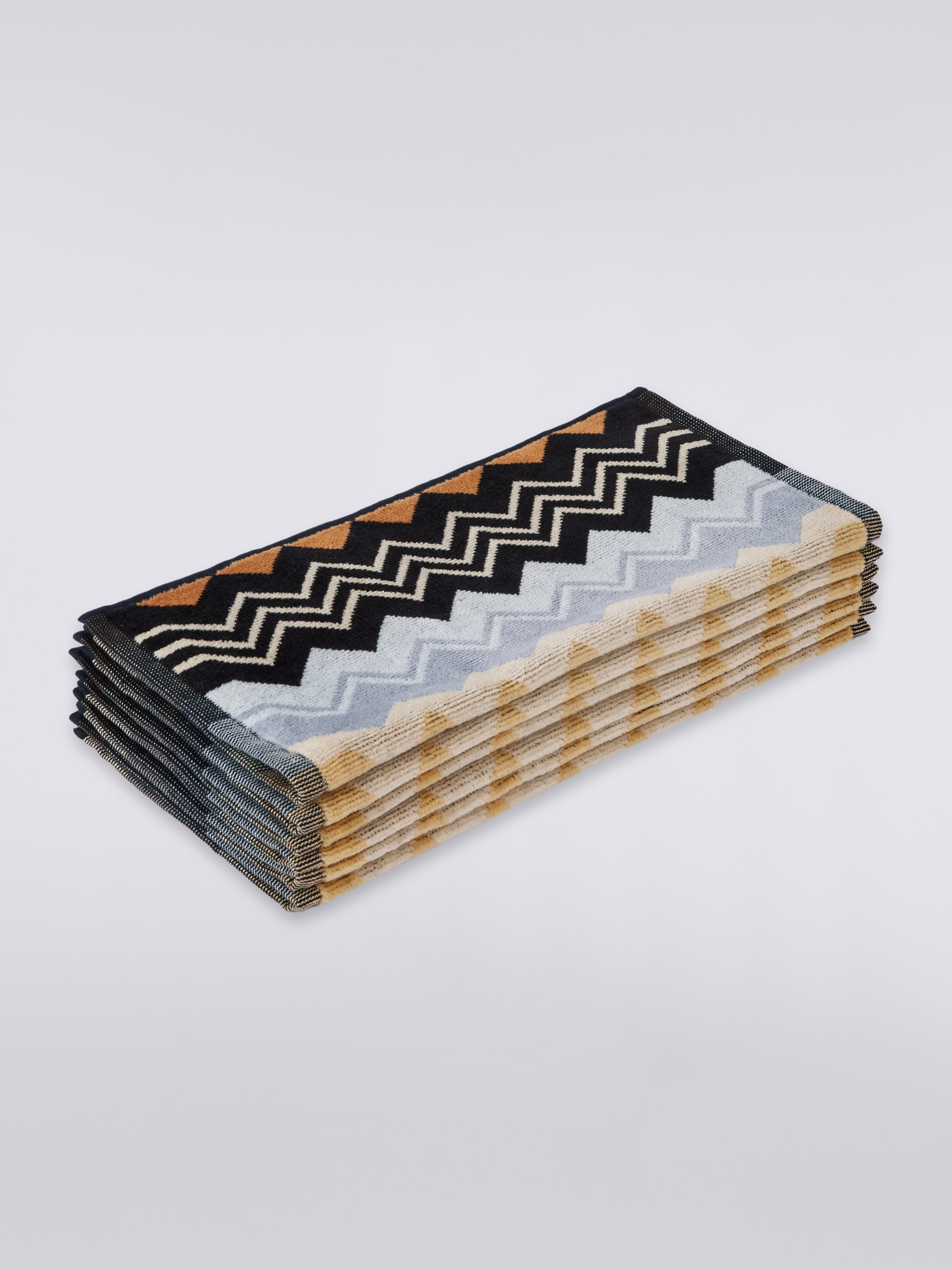 Missoni Giacomo Face Towel 30x30 6 Pieces In Multi