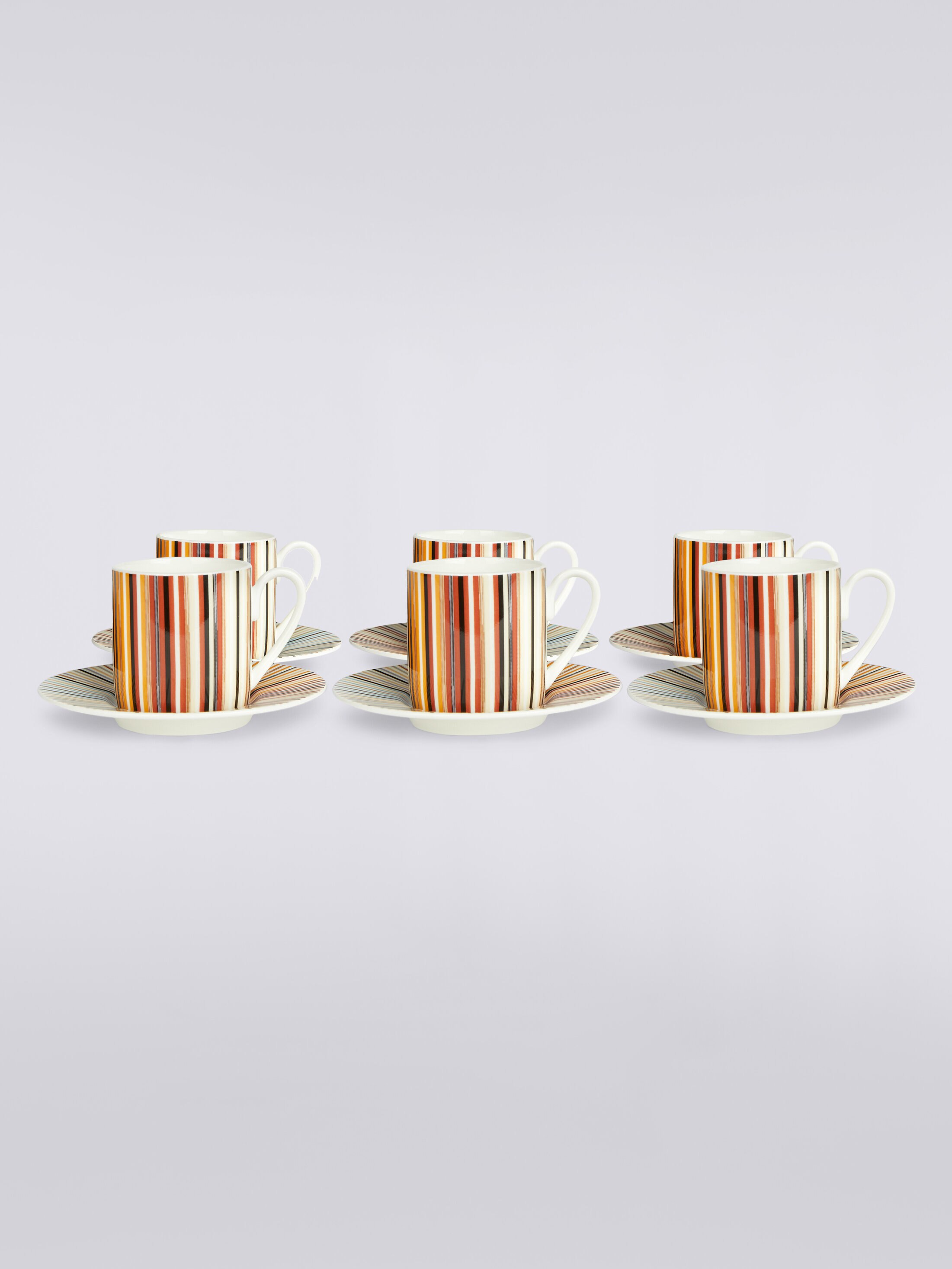 Set 6 tazze caffè Zig Zag Gold missoni home