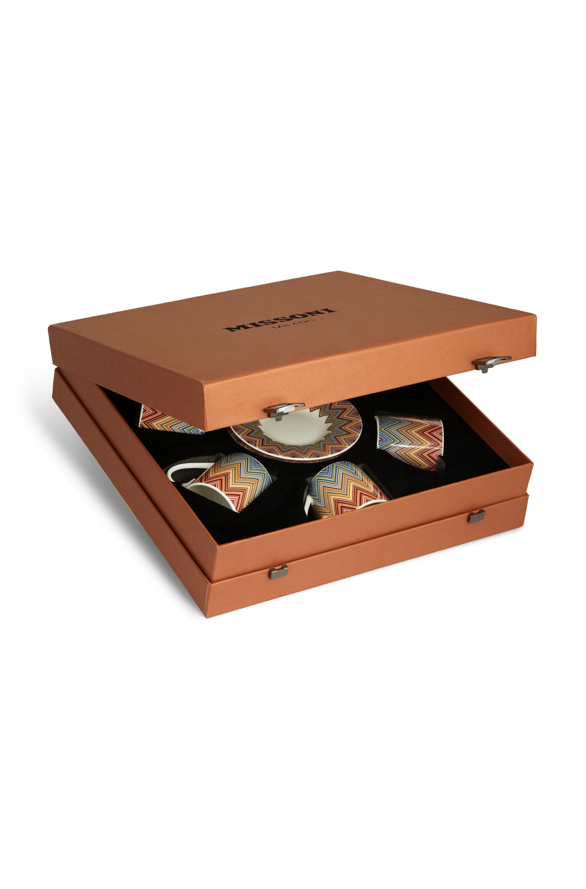 Missoni Jarris 6er-set Kaffeetassen & Teller In Red
