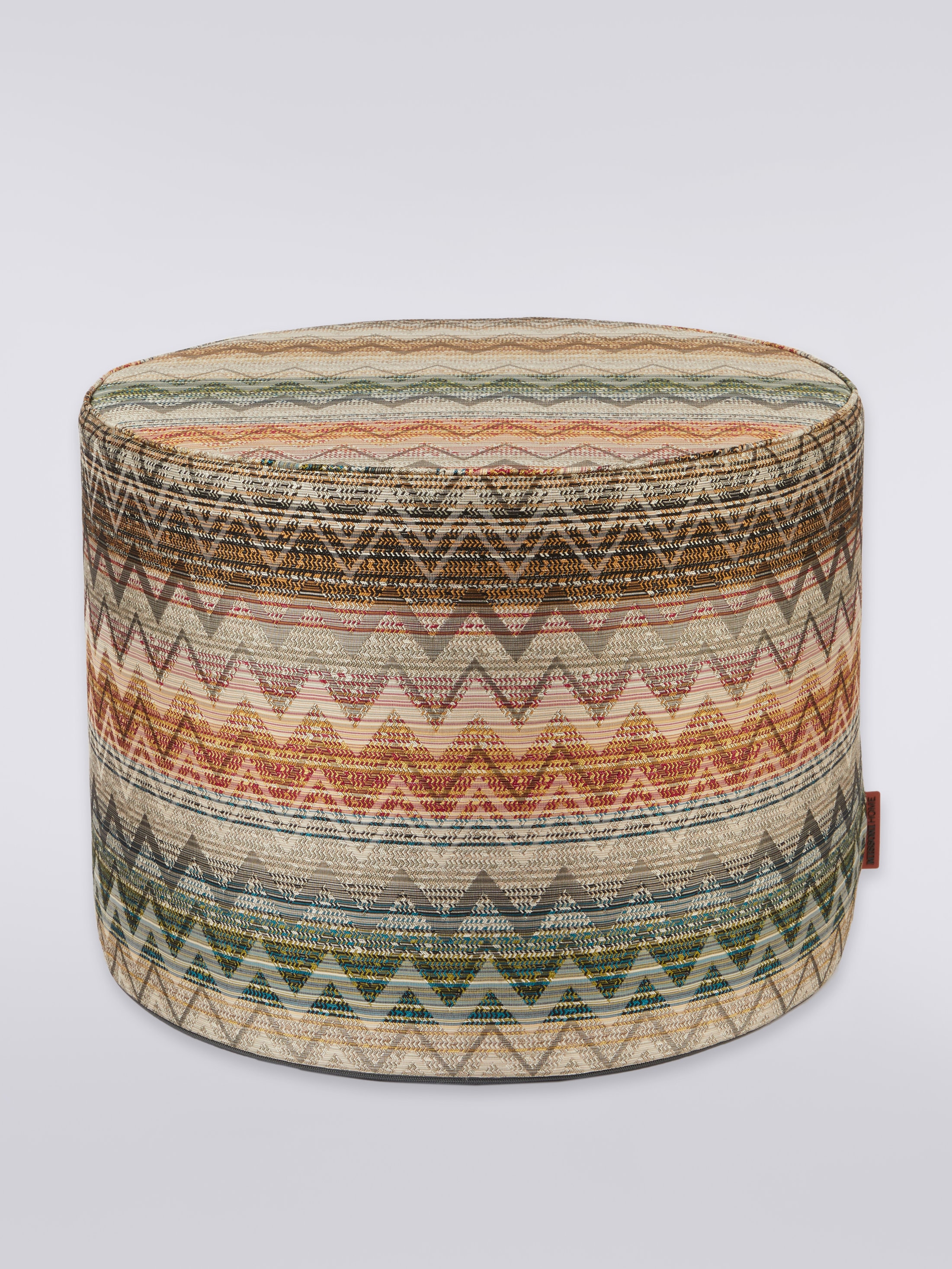 Missoni Yate Cylinder Pouf 40x30 In Multi