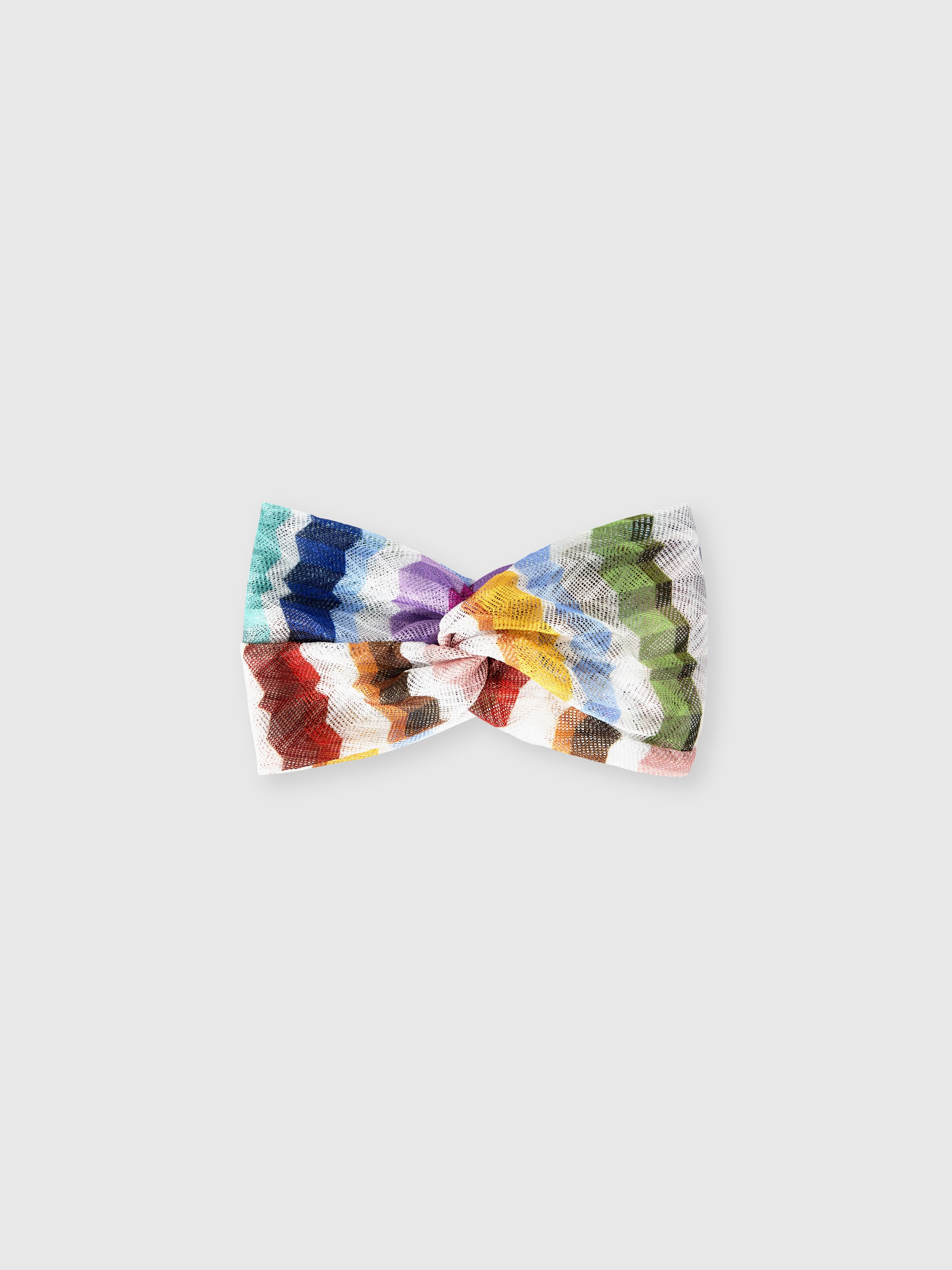 Missoni - Bandeau en tissu mesh motif zig zag Femme Multicolore Taille UNIC 220 €