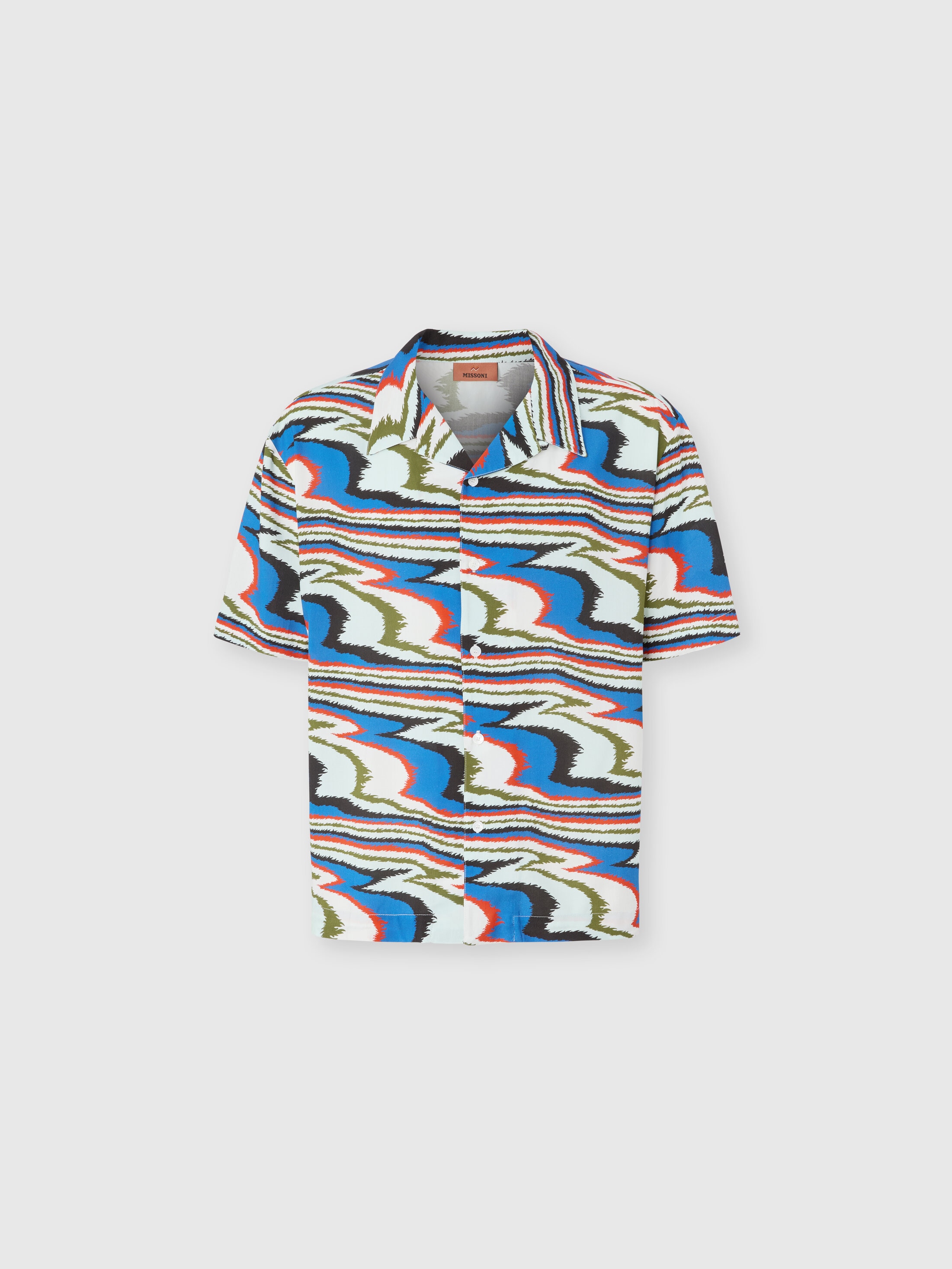 Missoni - Chemise bowling en viscose imprim flamm Homme Multicolore Taille XL 245 €