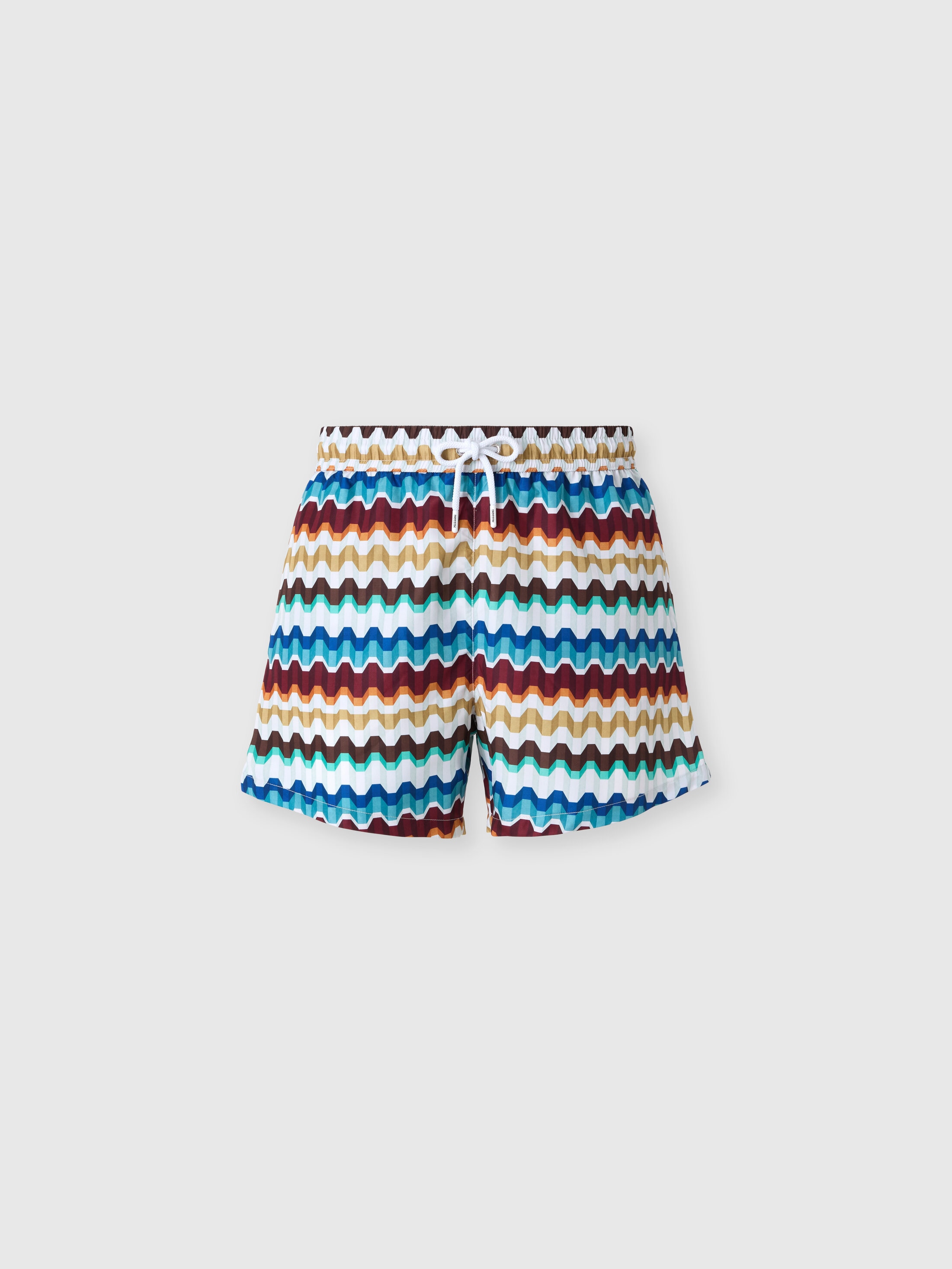 Missoni - Short de bain imprimé motif grec, Homme, Multicolore, Taille: S