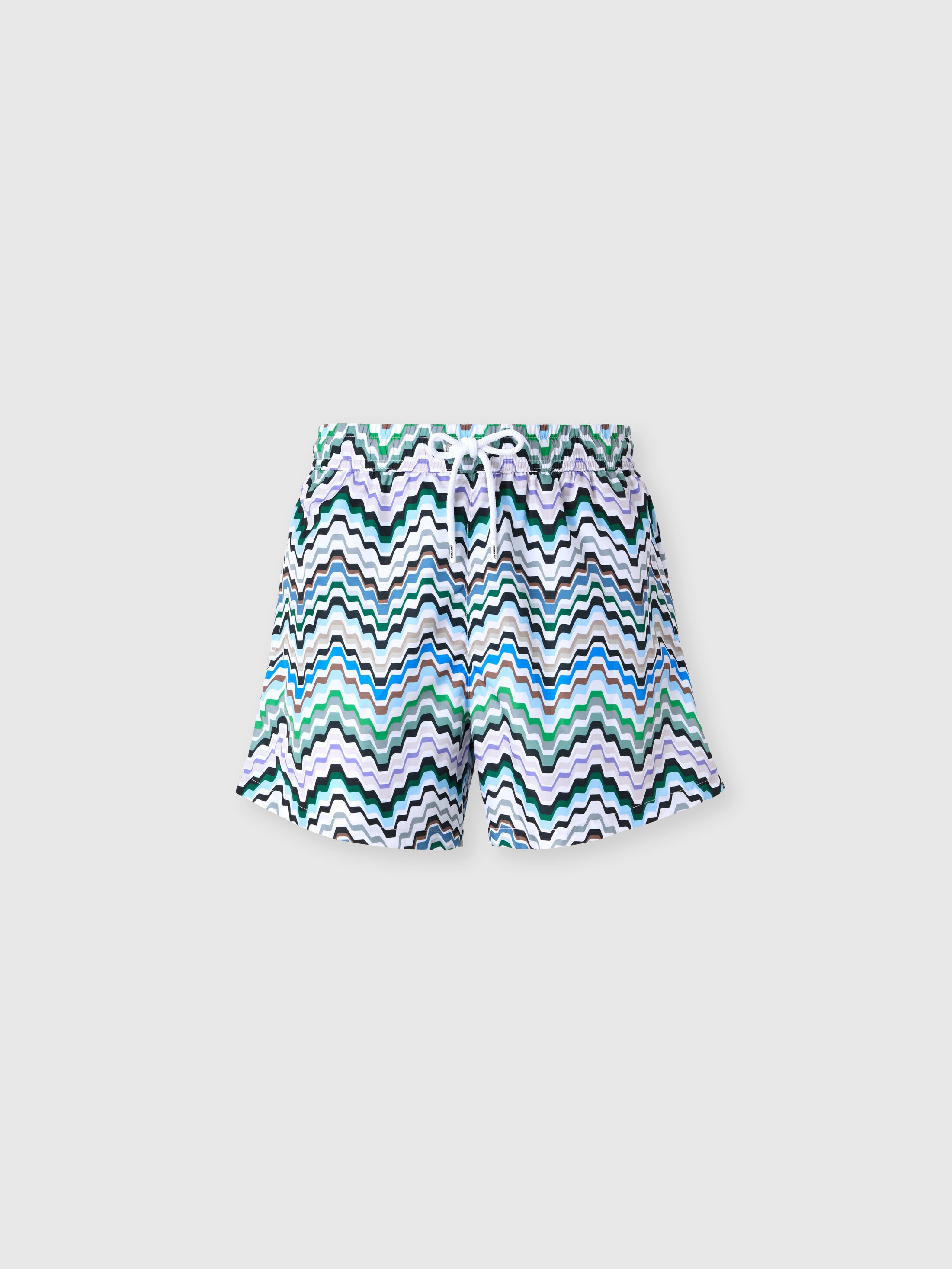 Missoni - Short de bain imprimé avec poches, Homme, Multicolore, Taille: M