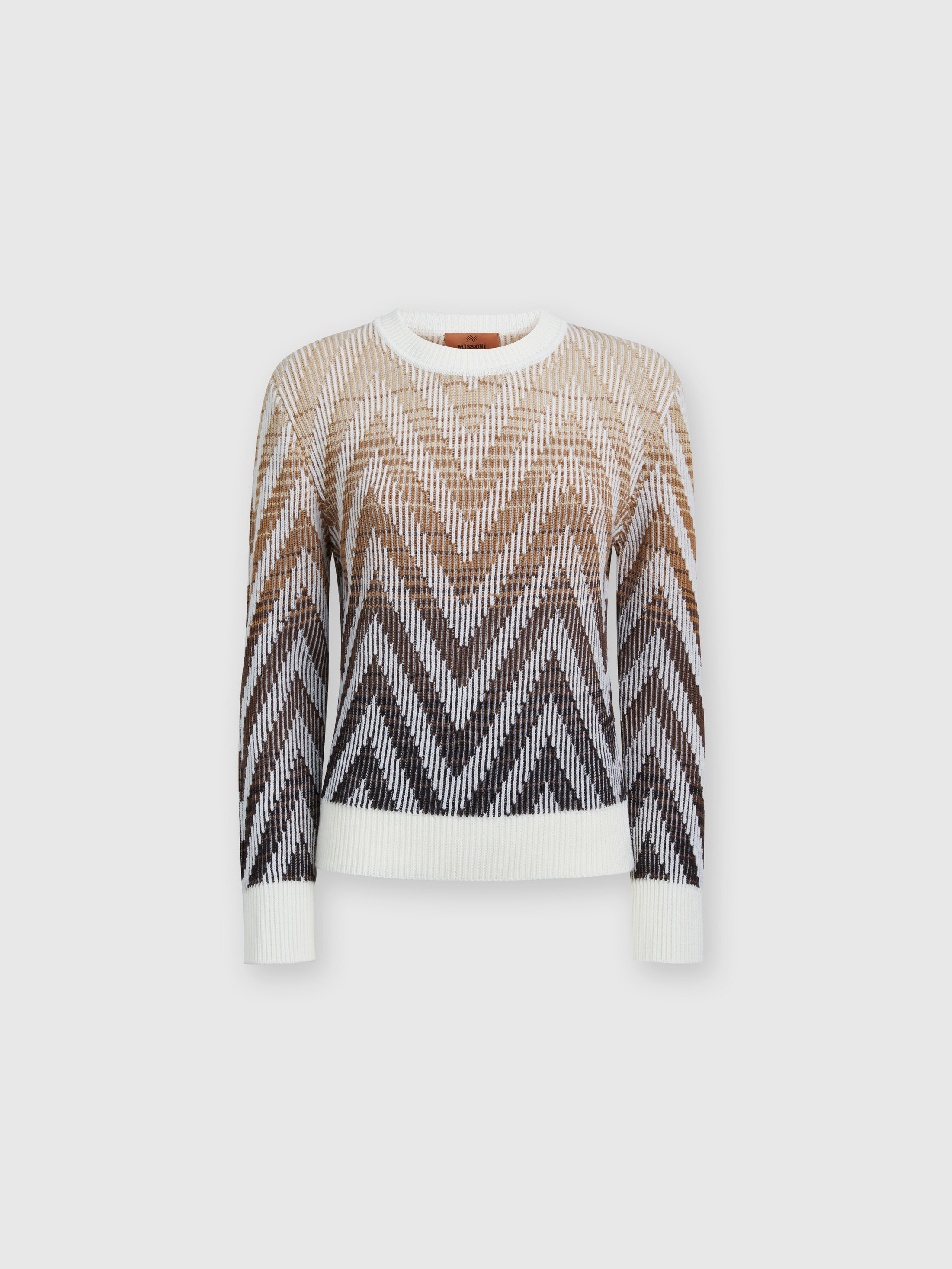 Missoni Jersey In Beige,multicoloured