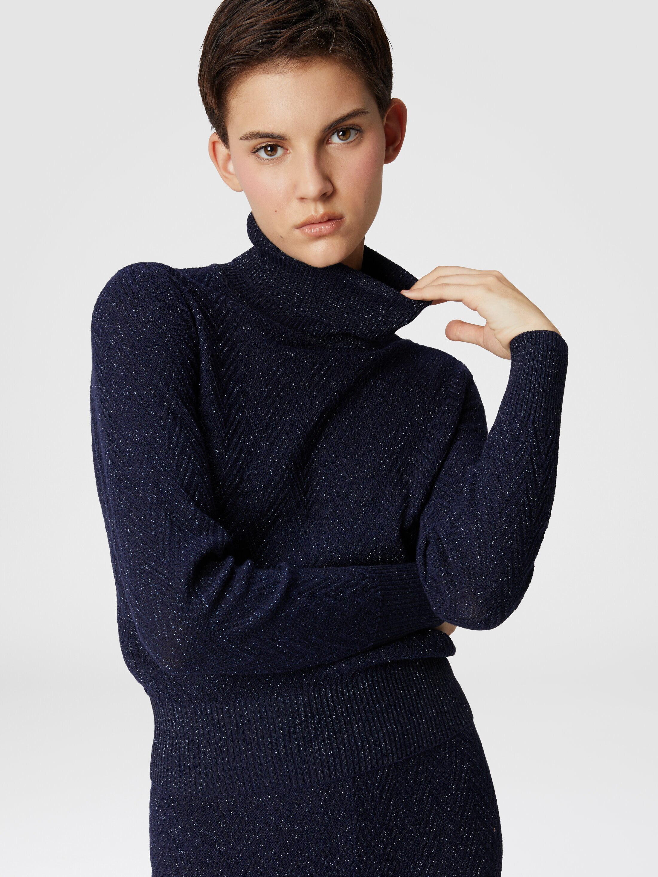 MISSONI 売れ筋商品|||ミッソーニ ニット&セーター アウター レディース Turtlenecks Azure MISSONI ミッソーニ ニット&セーター アウター レディース