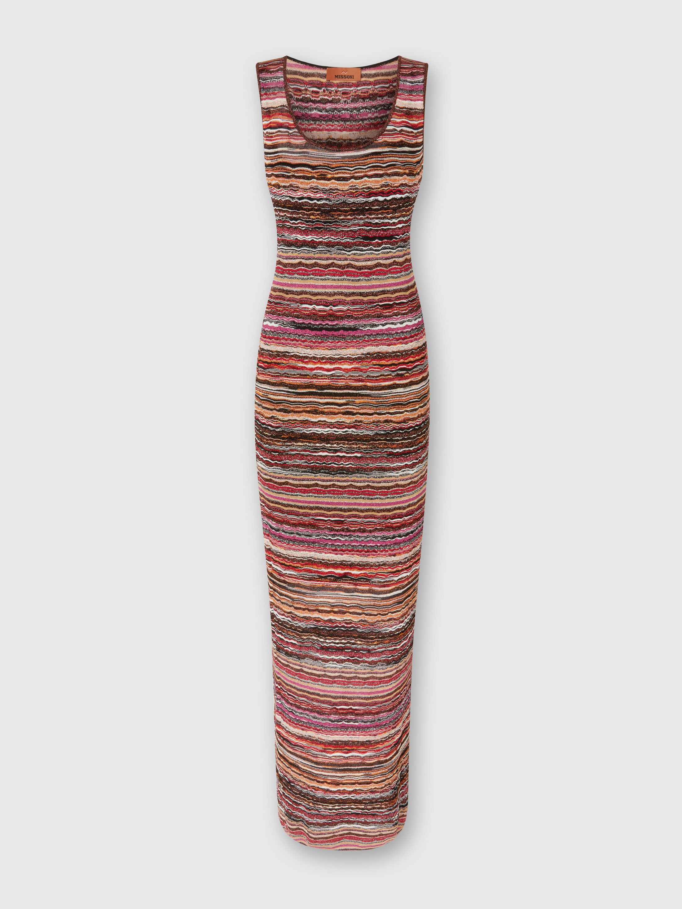Missoni Wave-motif Maxi Dress In Multicoloured