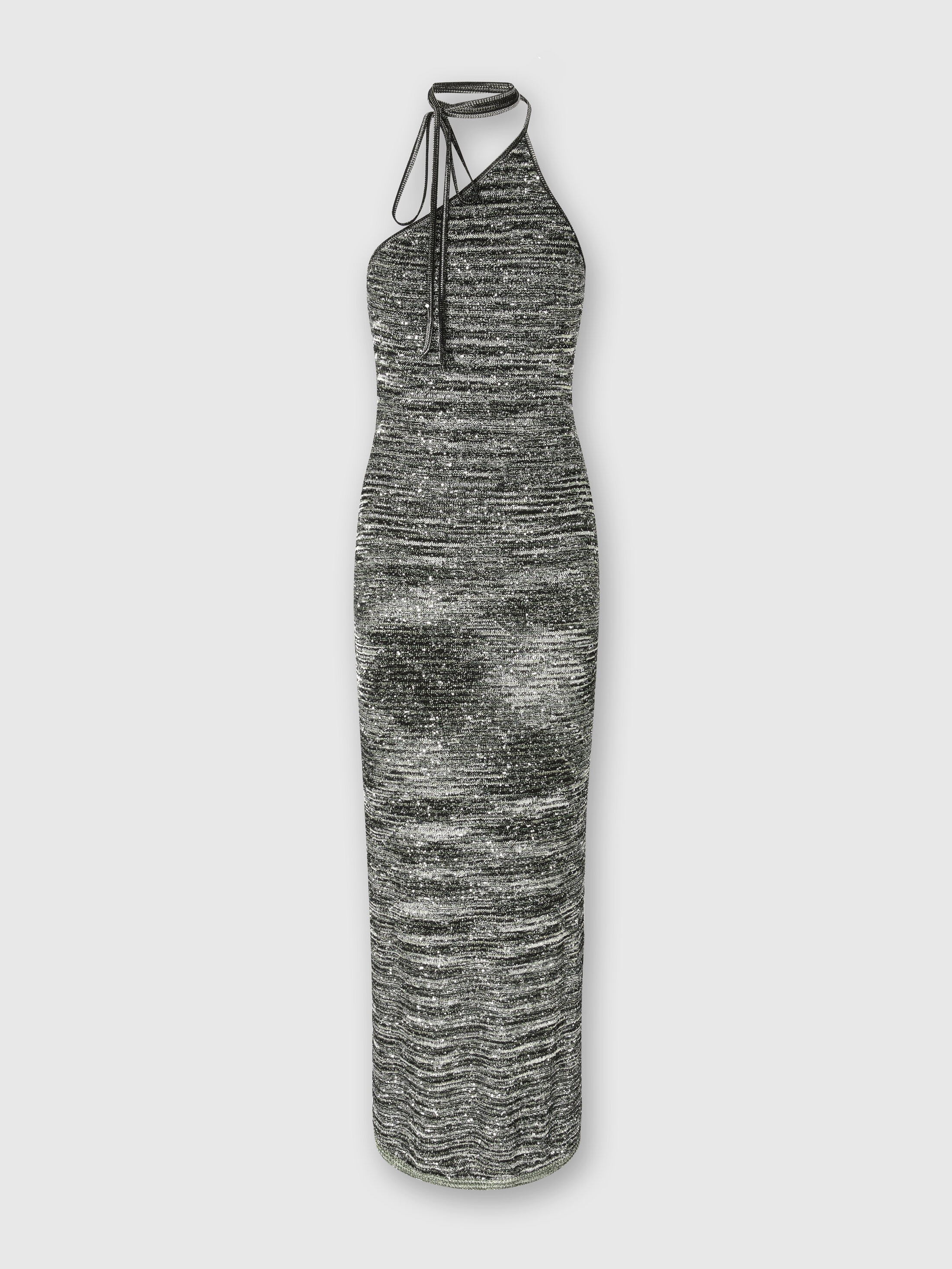 Missoni Slub-knit Maxi Dress In Green,black